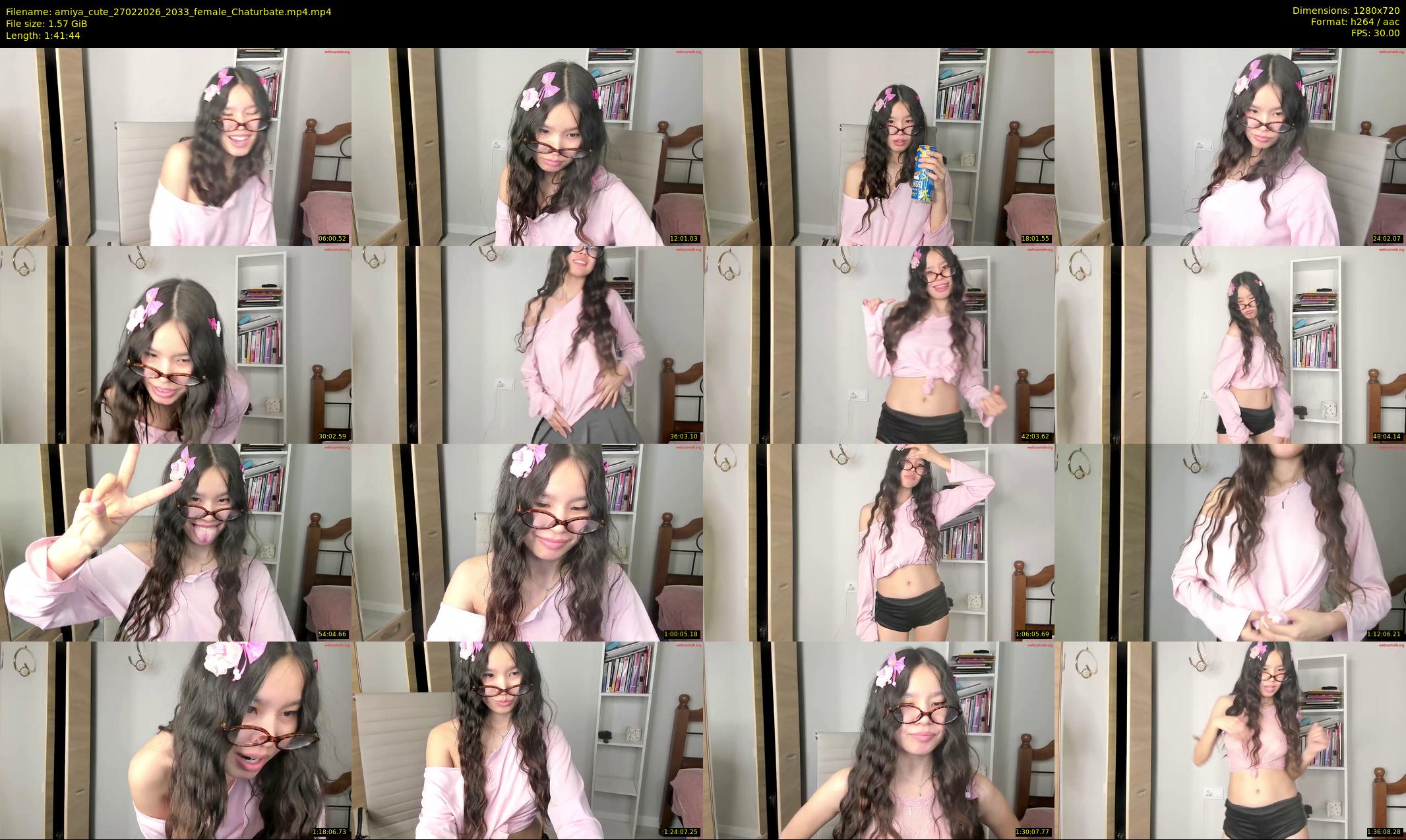 amiya_cute — 102 minute Chaturbate female cam show recording, 720p, Feb 27, 2026