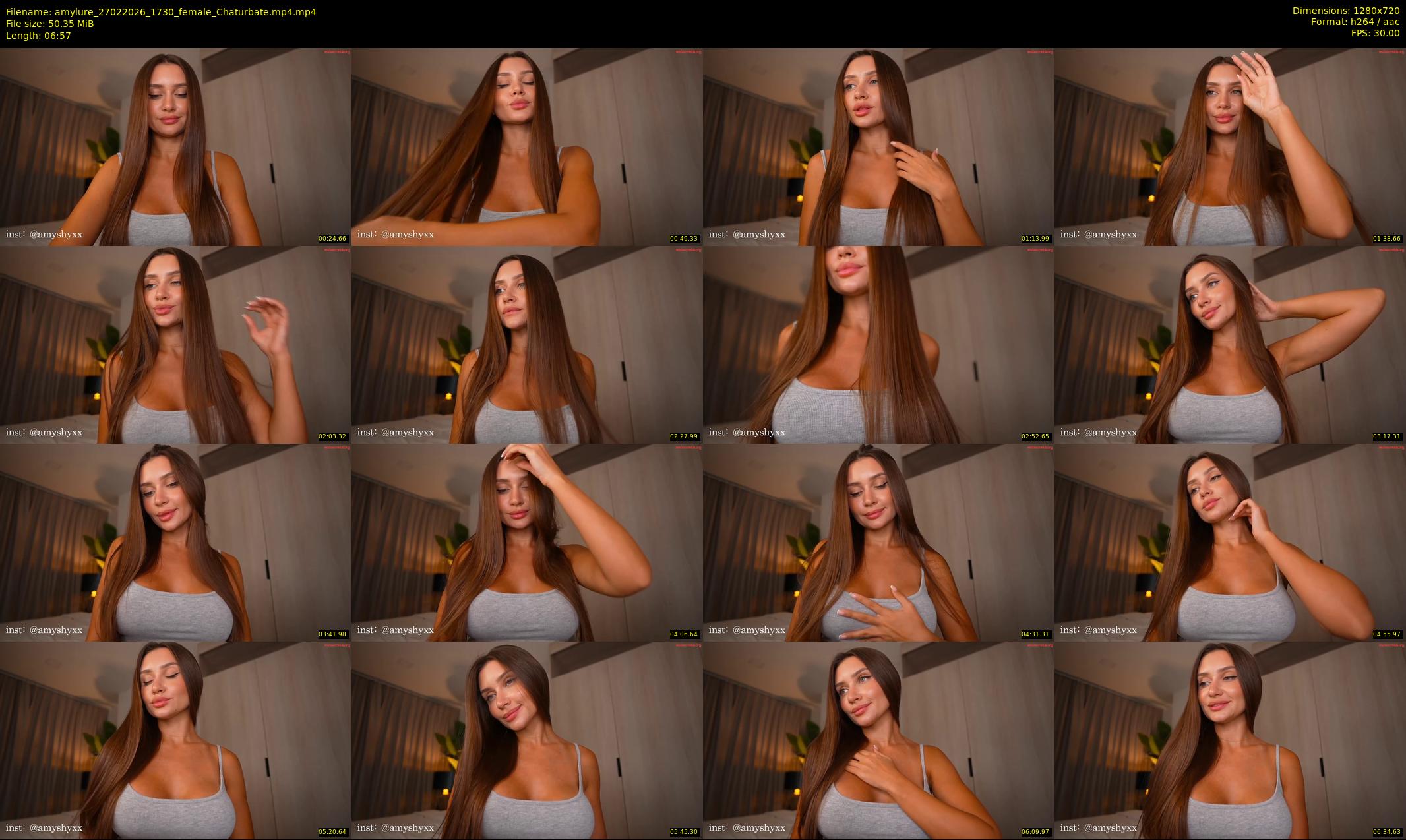 amylure — 7 minute Chaturbate female cam show recording, 720p, Feb 27, 2026