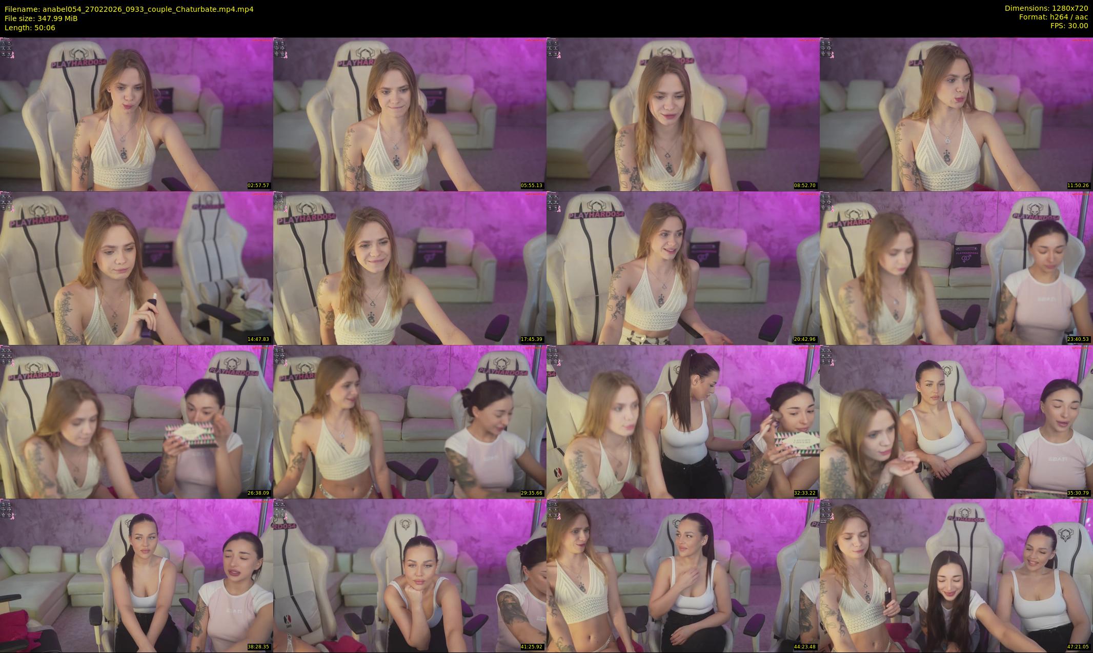 anabel054 — 51 minute Chaturbate female cam show recording, 720p, Feb 27, 2026