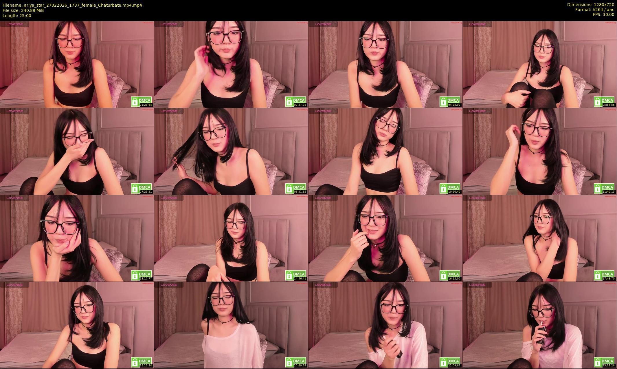 ariya_star — 25 minute Chaturbate female cam show recording, 720p, Feb 27, 2026