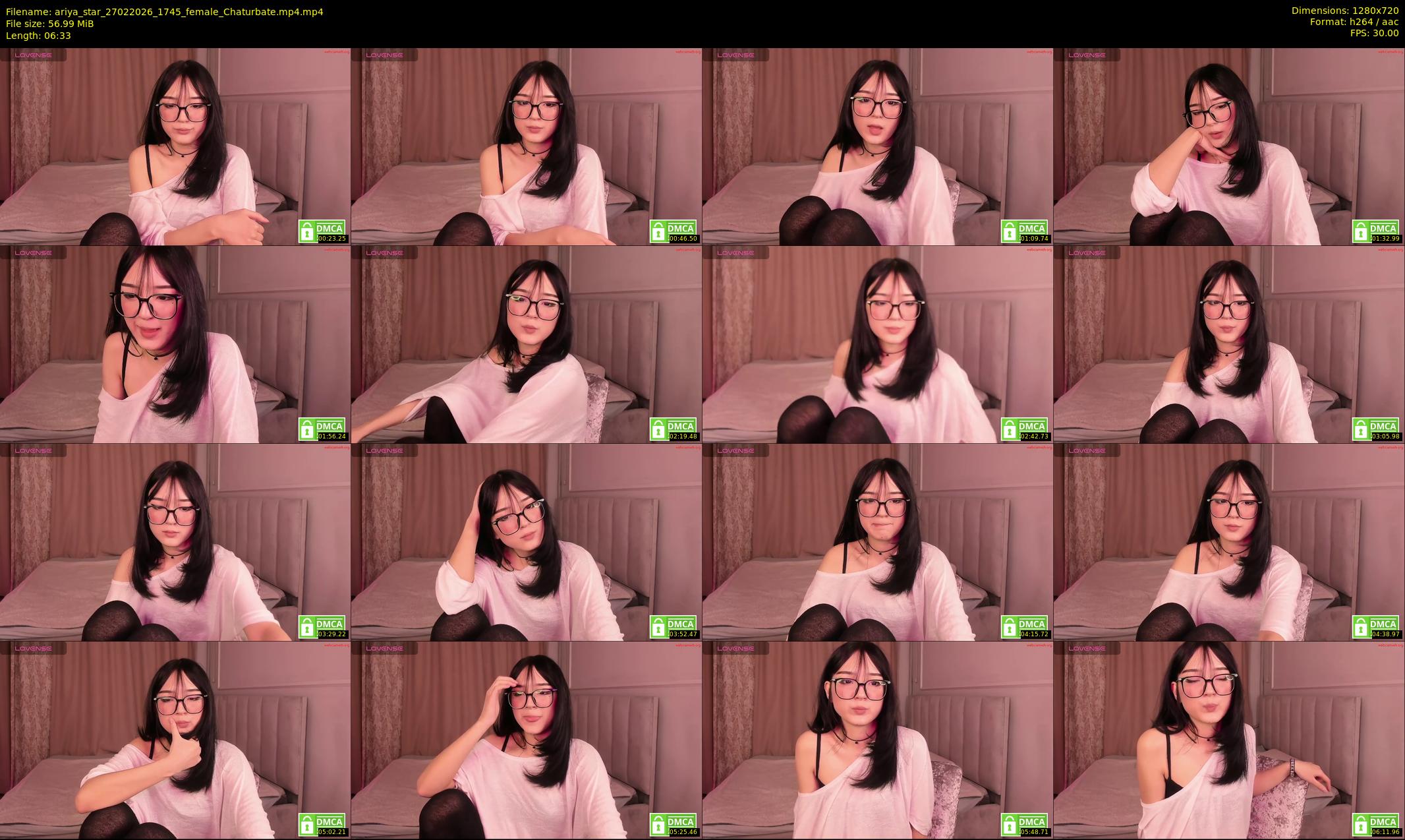 ariya_star — 7 minute Chaturbate female cam show recording, 720p, Feb 27, 2026