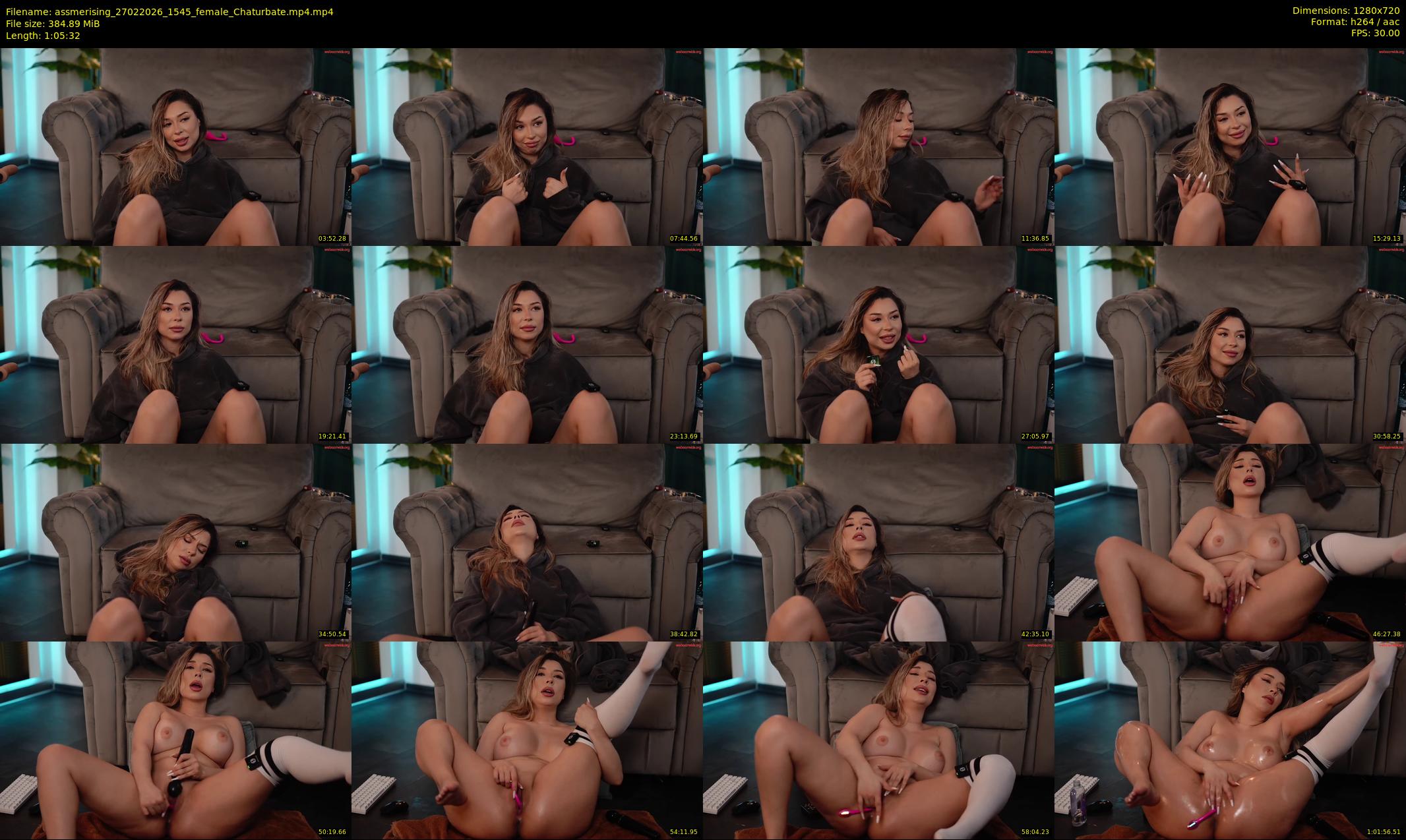assmerising — 66 minute Chaturbate female cam show recording, 720p, Feb 27, 2026