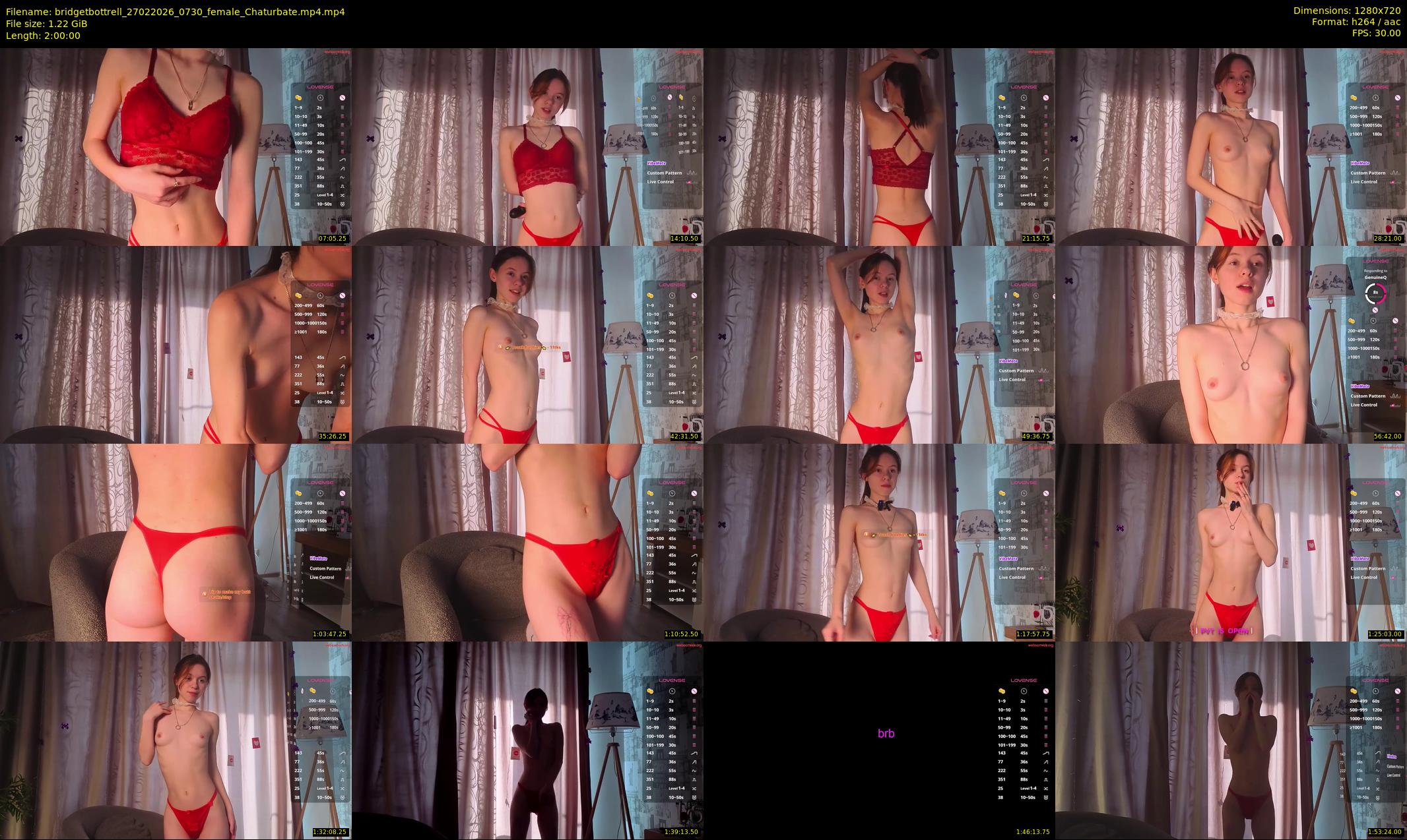 bridgetbottrell — 120 minute Chaturbate female cam show recording, 720p, Feb 27, 2026
