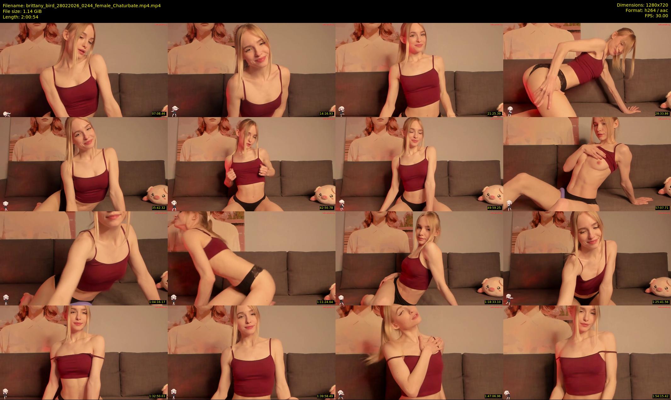 brittany_bird — 121 minute Chaturbate female cam show recording, 720p, Feb 28, 2026