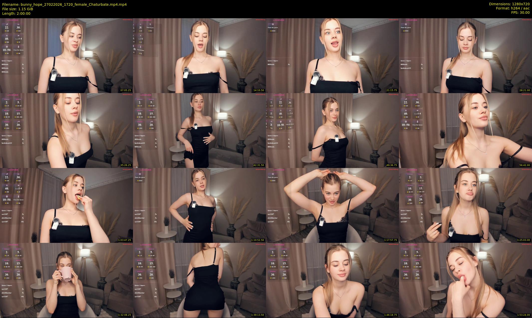 bunny_hope — 120 minute Chaturbate female cam show recording, 720p, Feb 27, 2026