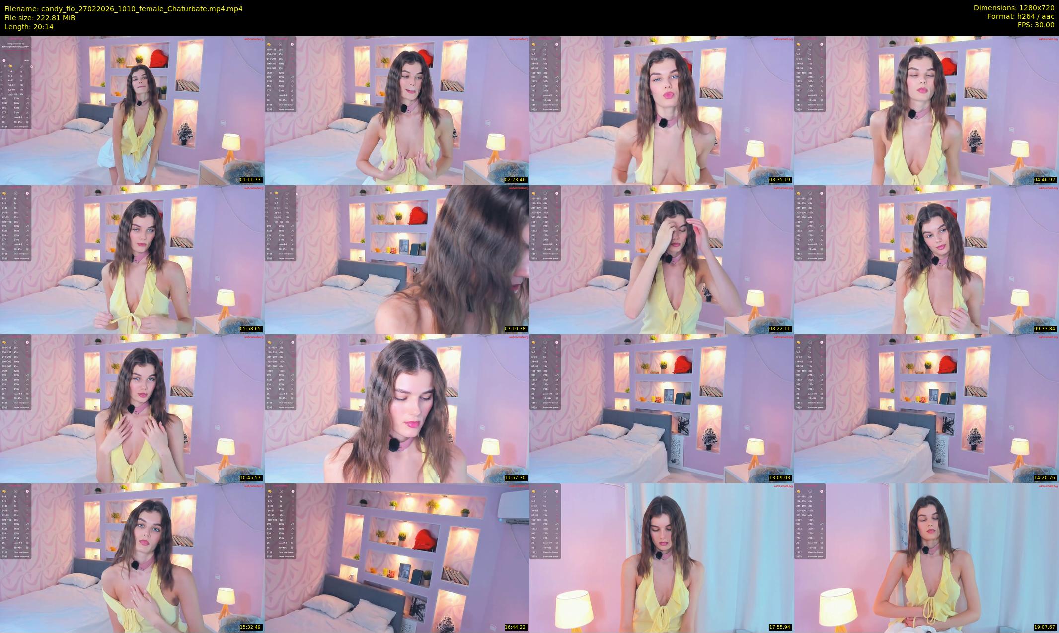 candy_flo — 21 minute Chaturbate female cam show recording, 720p, Feb 27, 2026