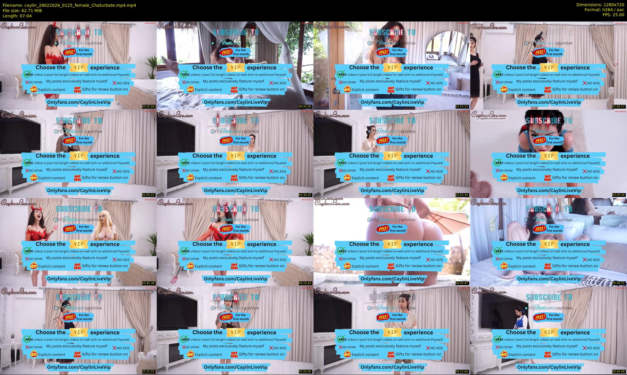 caylin — 8 minute Chaturbate female cam show recording, 720p, Feb 28, 2026