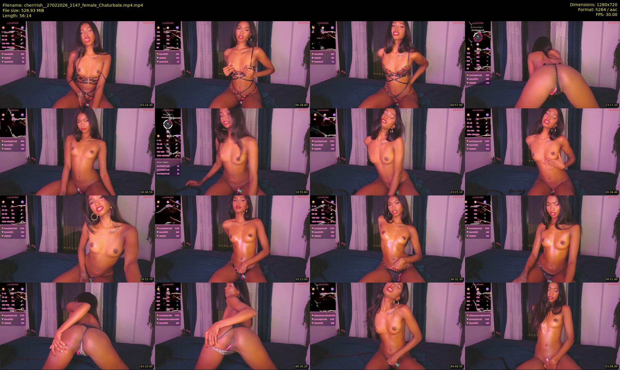 cherrrish_ — 57 minute Chaturbate female cam show recording, 720p, Feb 27, 2026