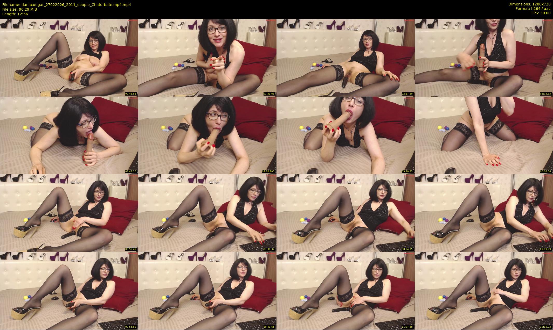 danacougar — 13 minute Chaturbate female cam show recording, 720p, Feb 27, 2026