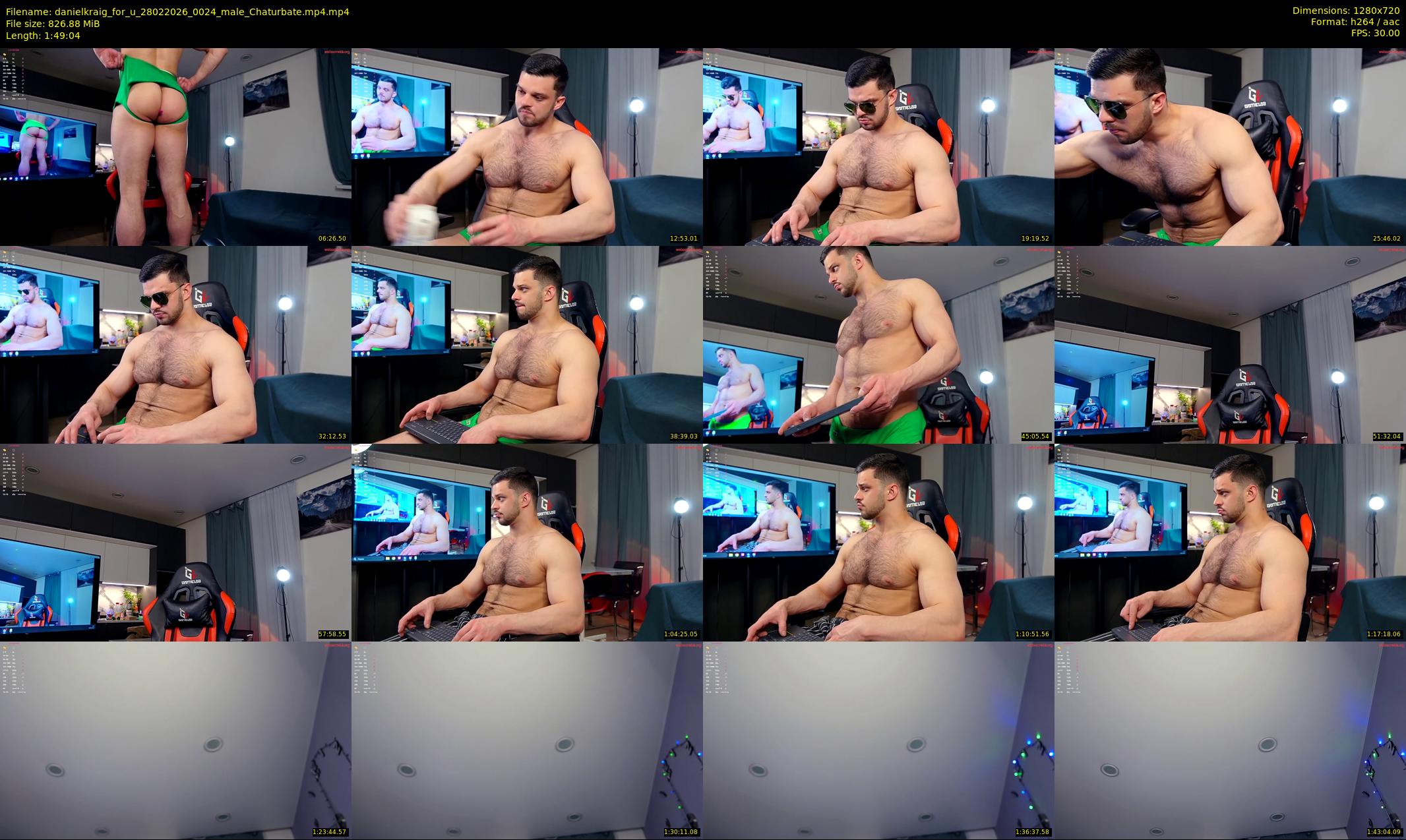 danielkraig_for_u — 110 minute Chaturbate male cam show recording, 720p, Feb 28, 2026