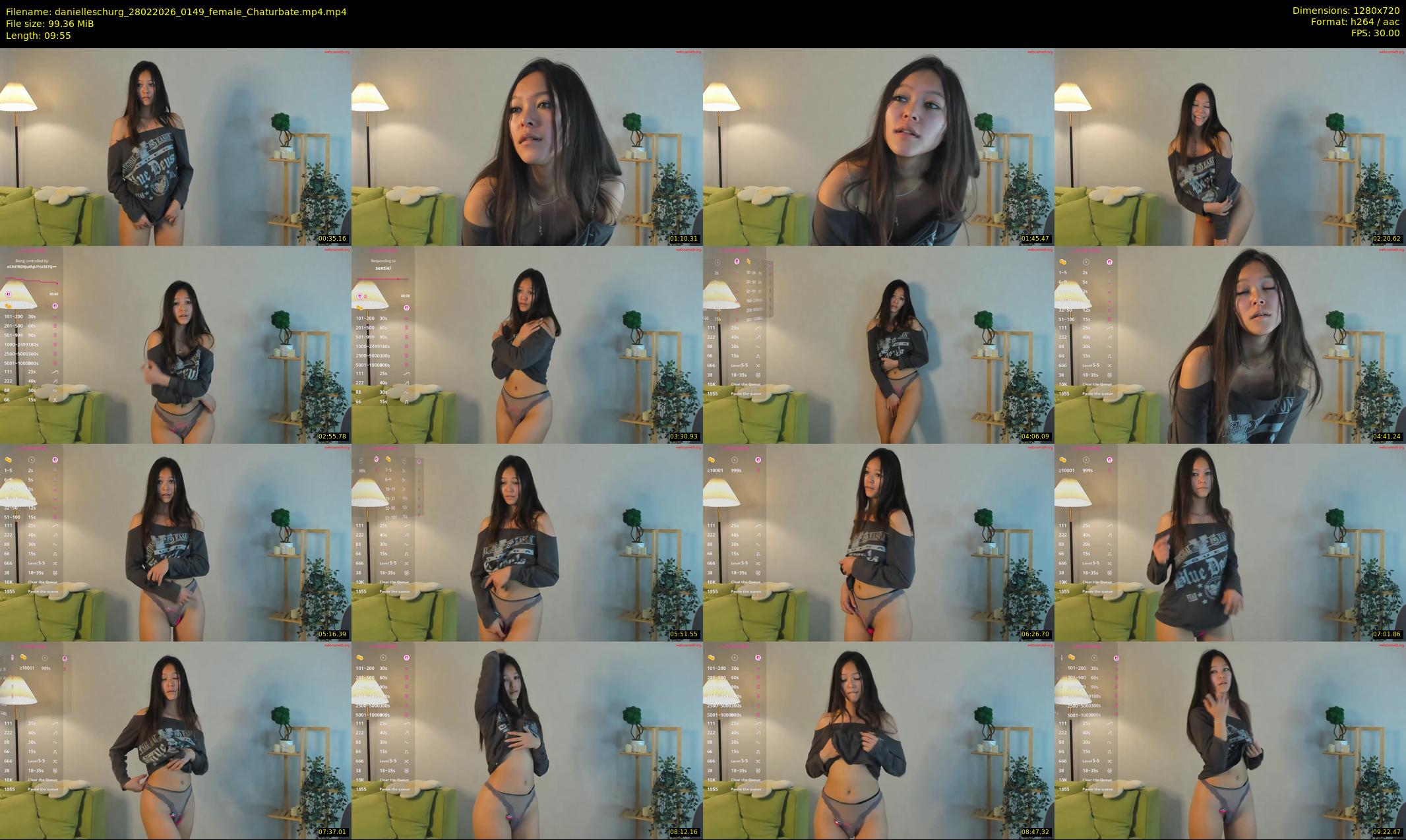 danielleschurg — 10 minute Chaturbate female cam show recording, 720p, Feb 28, 2026