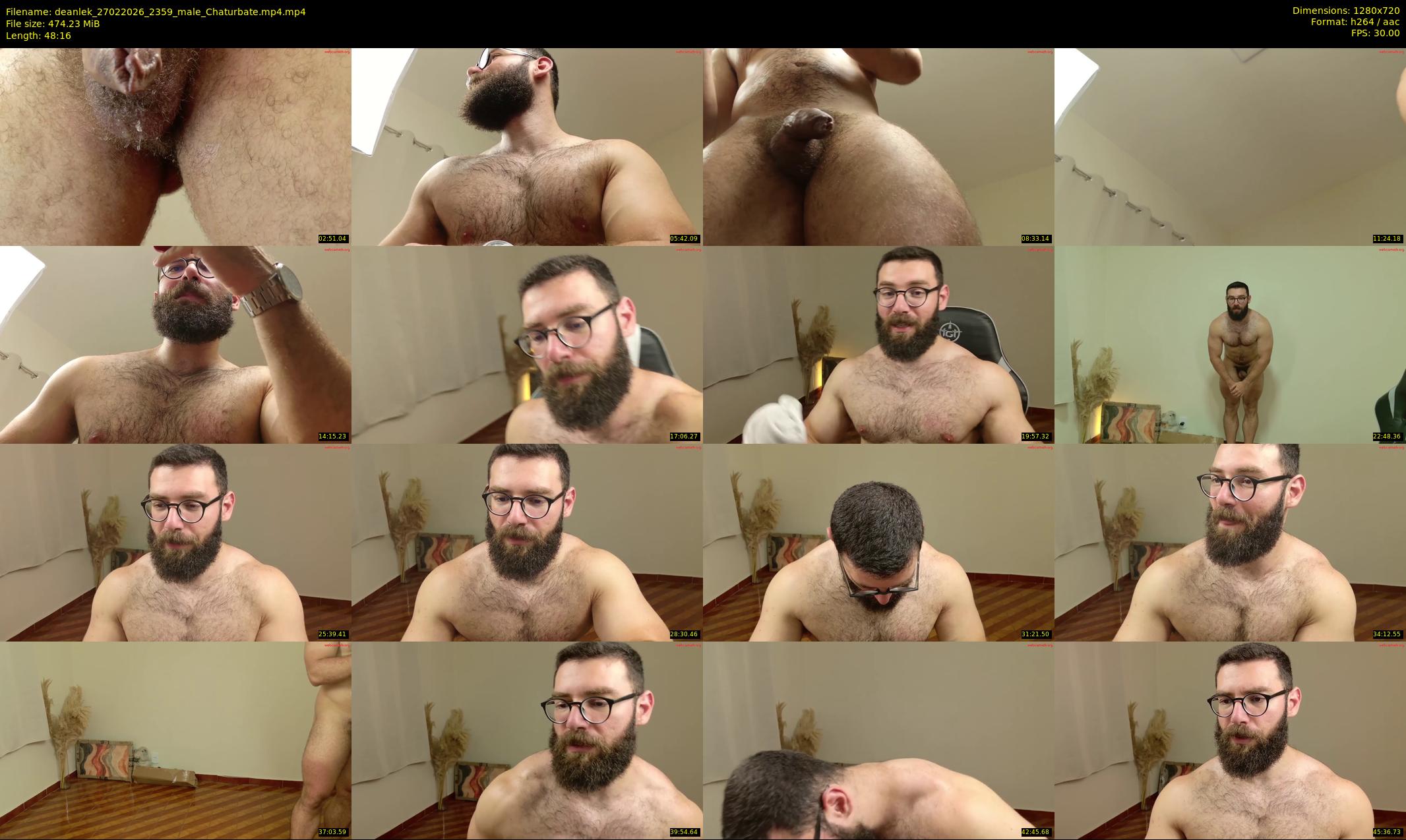 deanlek — 49 minute Chaturbate male cam show recording, 720p, Feb 27, 2026