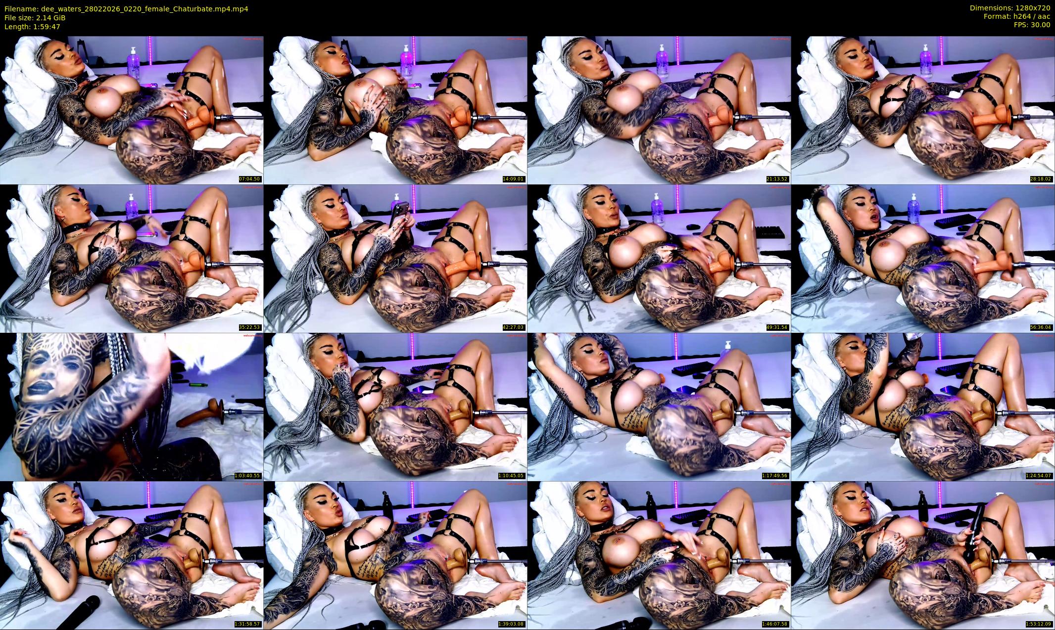 dee_waters — 120 minute Chaturbate female cam show recording, 720p, Feb 28, 2026