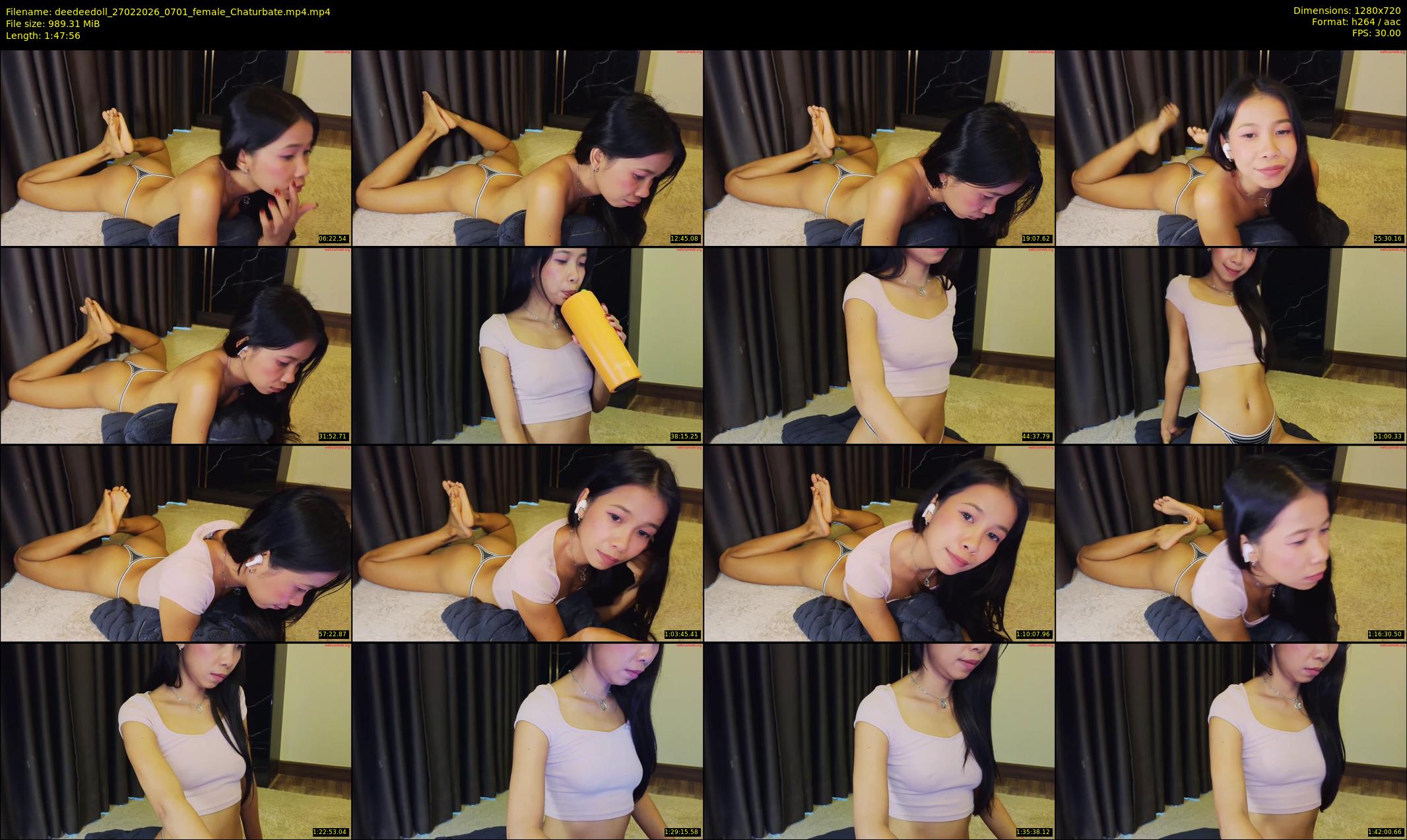 deedeedoll — 108 minute Chaturbate female cam show recording, 720p, Feb 27, 2026