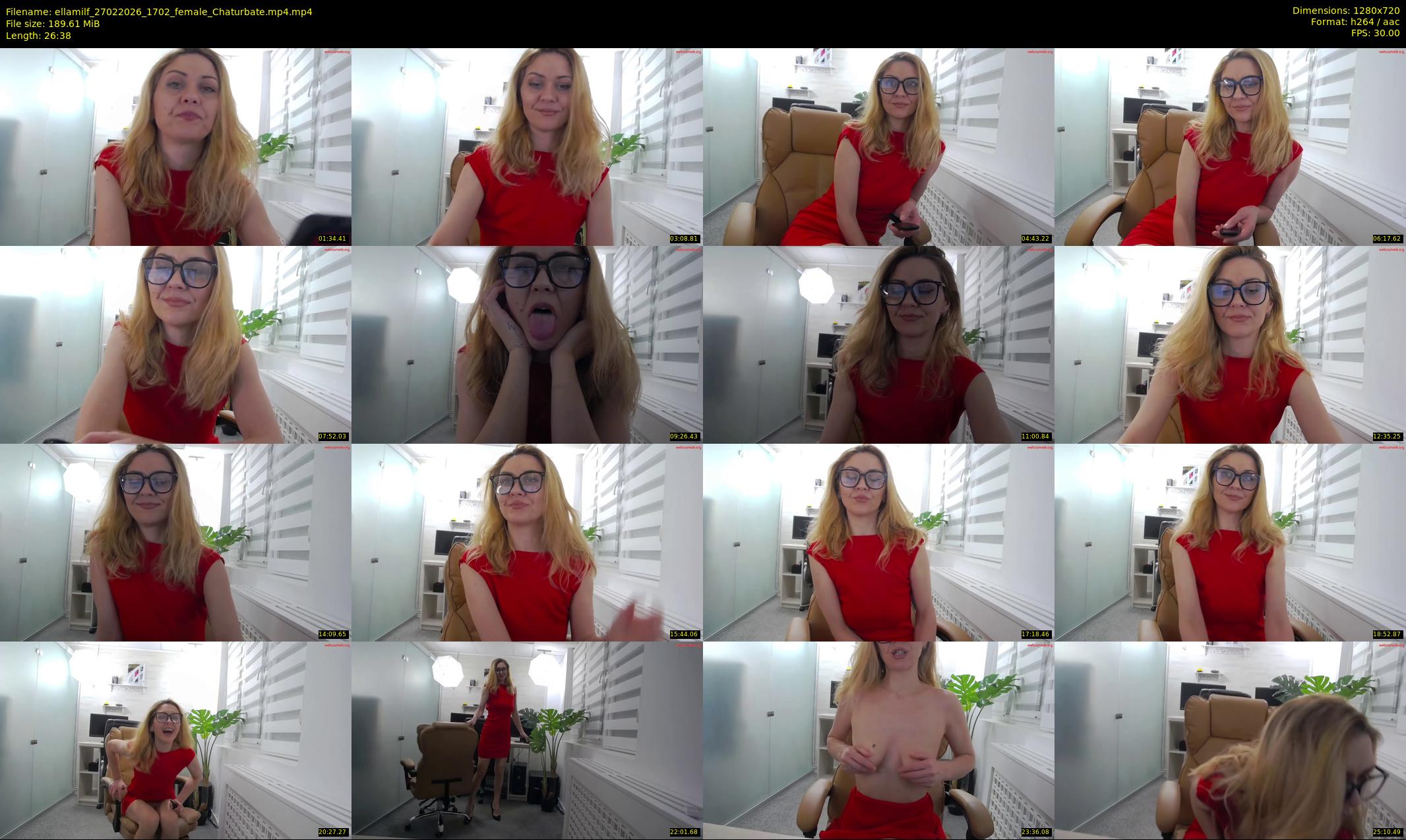 ellamilf — 27 minute Chaturbate female cam show recording, 720p, Feb 27, 2026