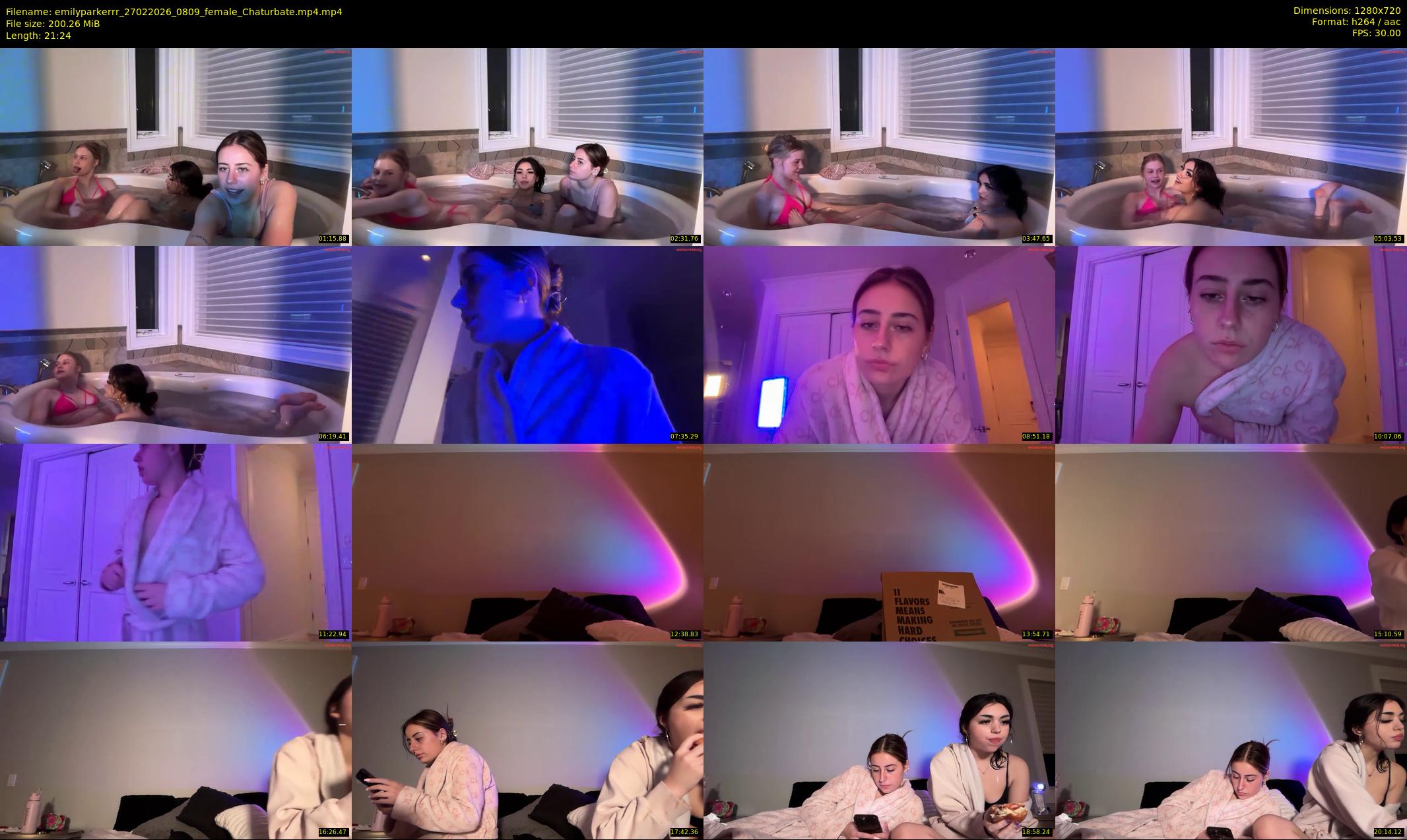 emilyparkerrr — 22 minute Chaturbate female cam show recording, 720p, Feb 27, 2026