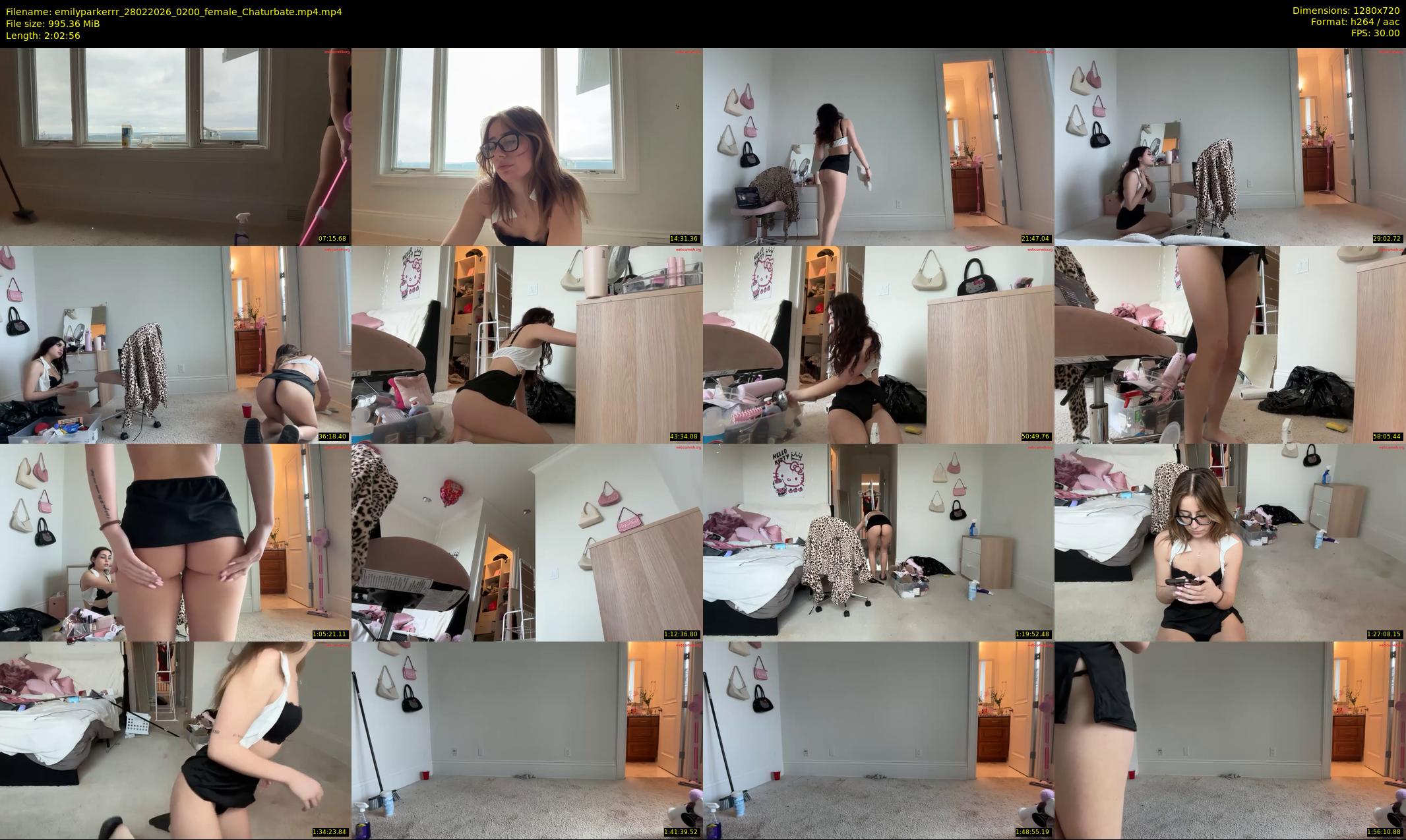 emilyparkerrr — 123 minute Chaturbate female cam show recording, 720p, Feb 28, 2026