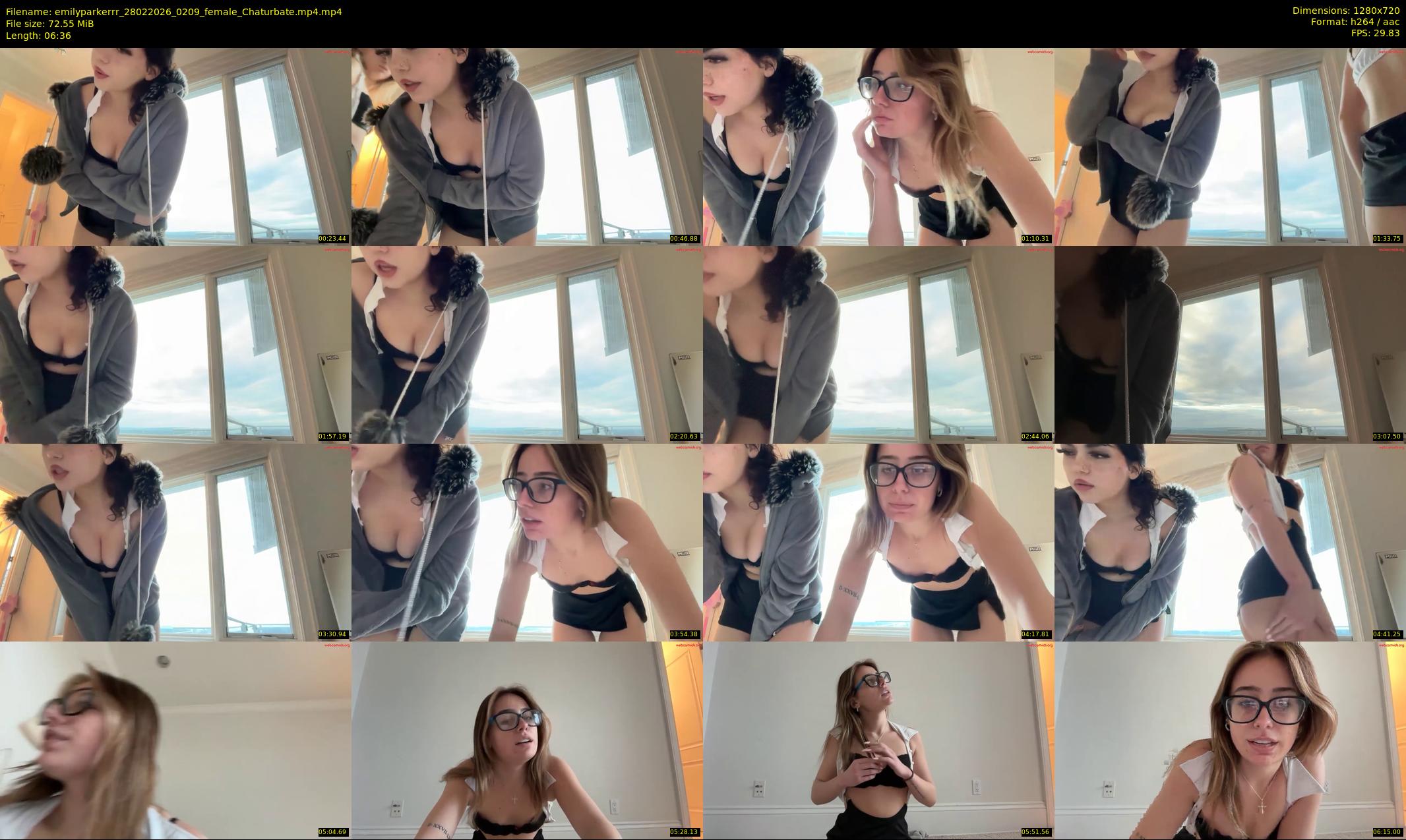 emilyparkerrr — 7 minute Chaturbate female cam show recording, 720p, Feb 28, 2026