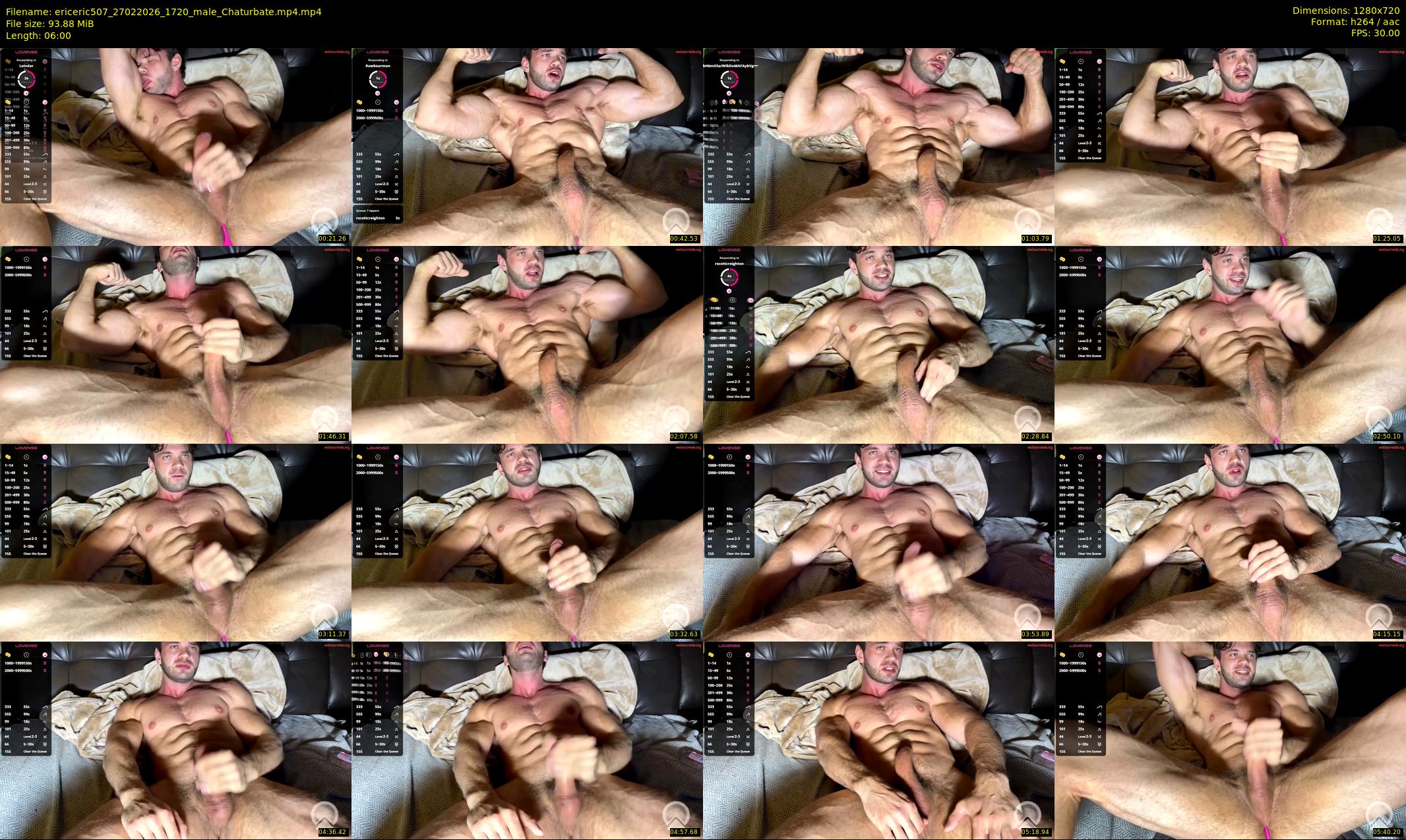 ericeric507 — 6 minute Chaturbate male cam show recording, 720p, Feb 27, 2026