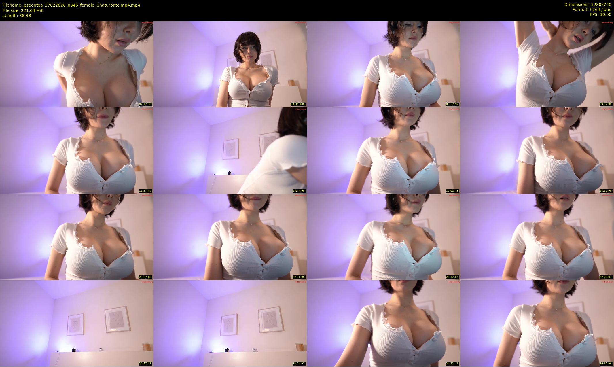 eseentea — 39 minute Chaturbate female cam show recording, 720p, Feb 27, 2026