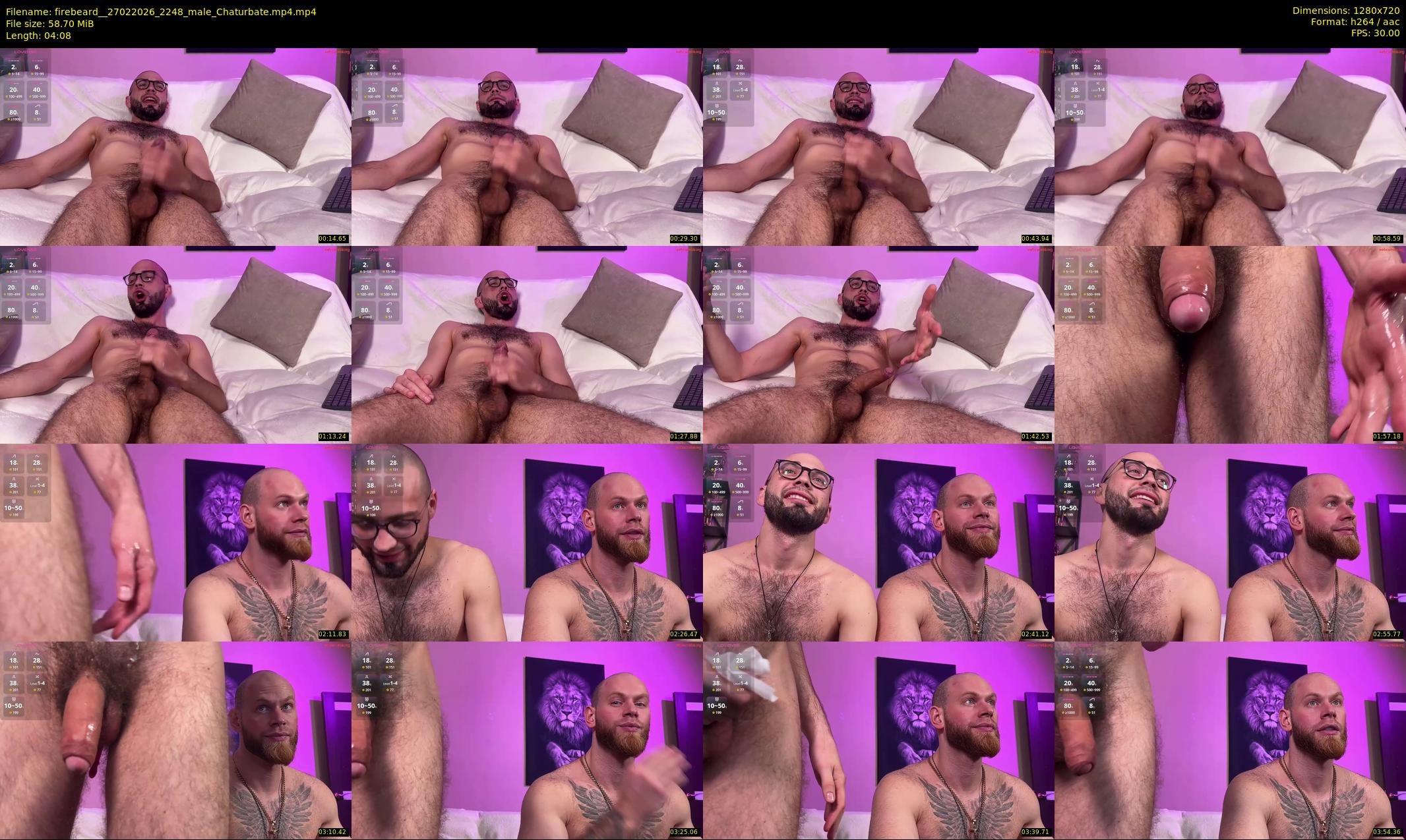 firebeard_ — 5 minute Chaturbate male cam show recording, 720p, Feb 27, 2026