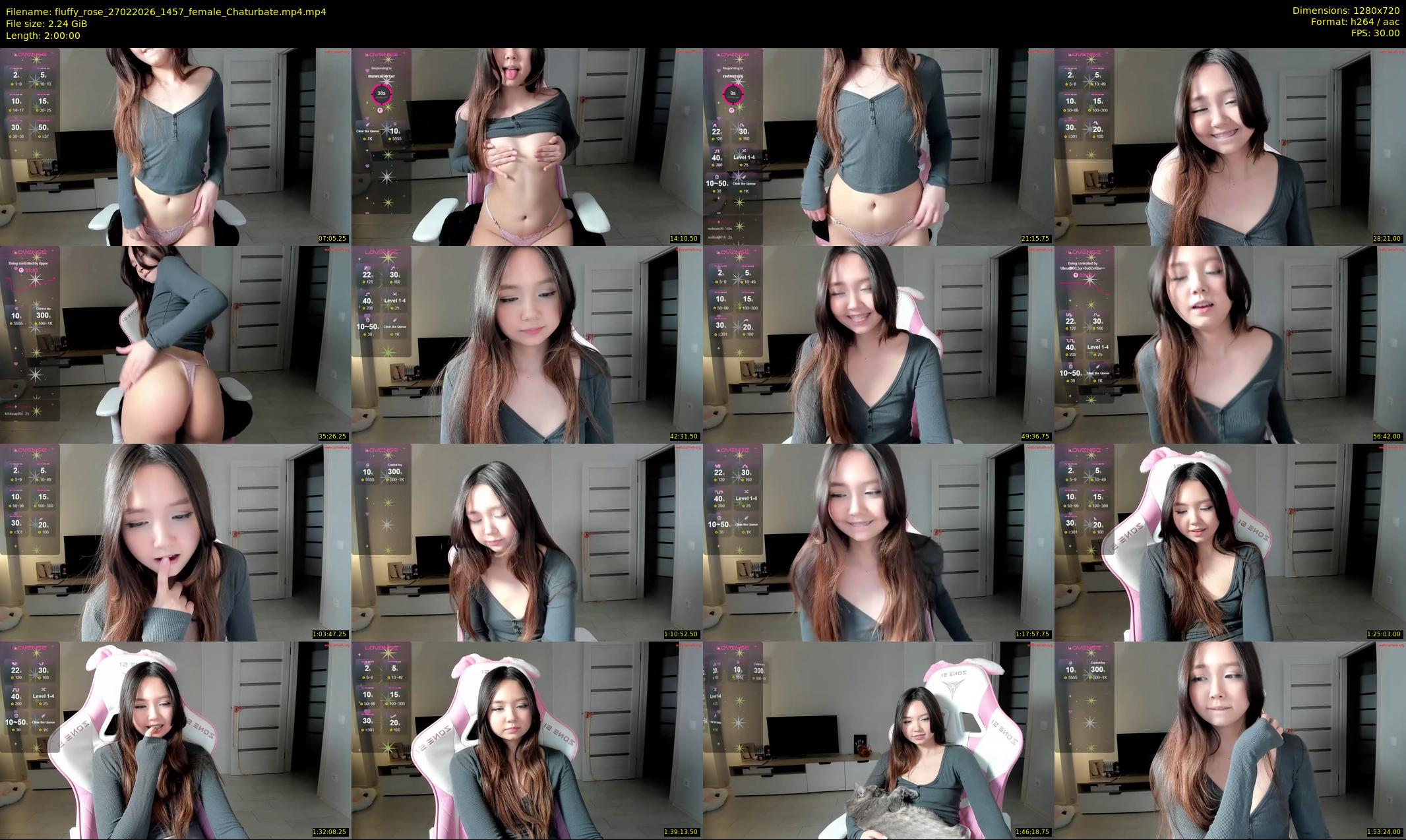 fluffy_rose — 120 minute Chaturbate female cam show recording, 720p, Feb 27, 2026
