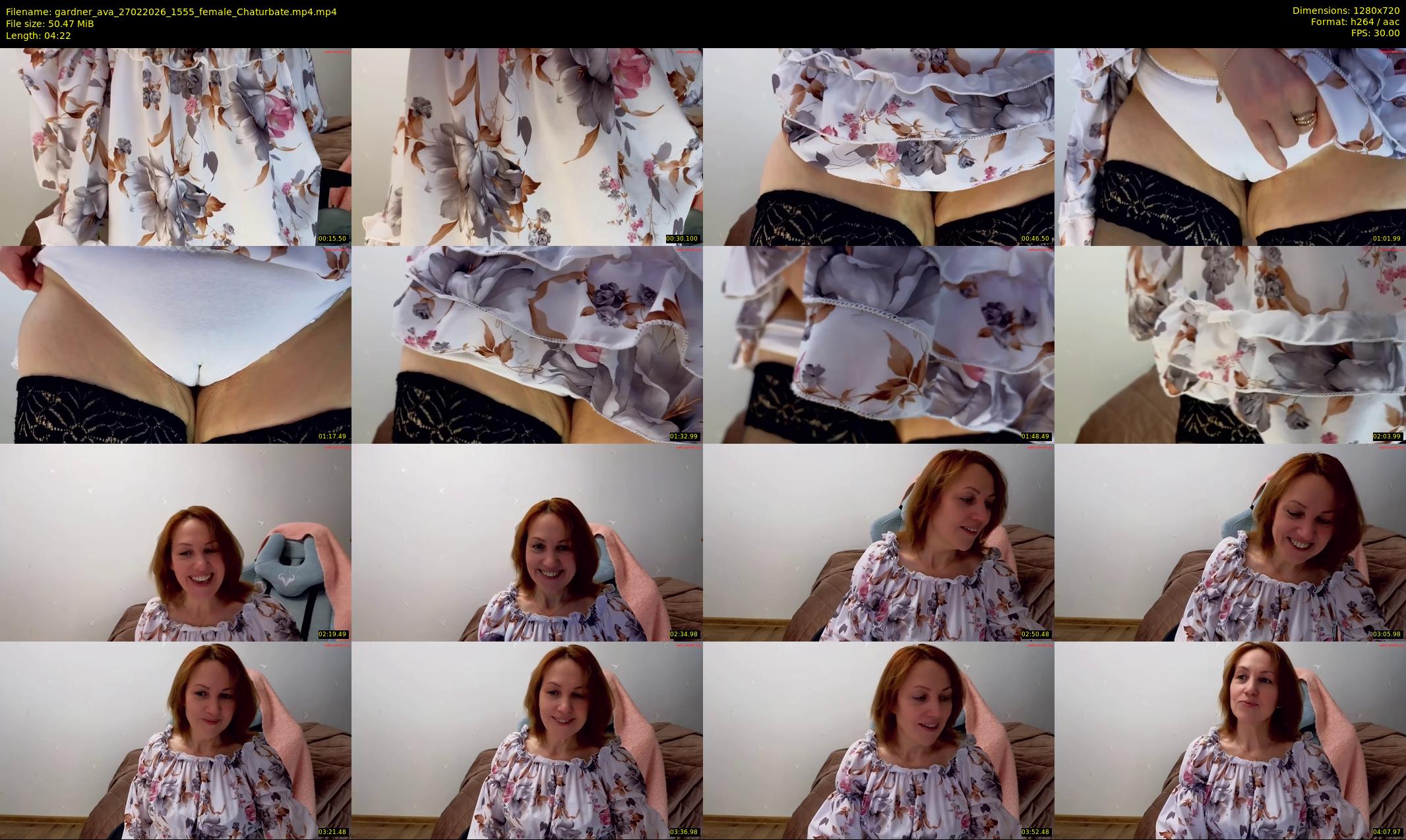 gardner_ava — 5 minute Chaturbate female cam show recording, 720p, Feb 27, 2026