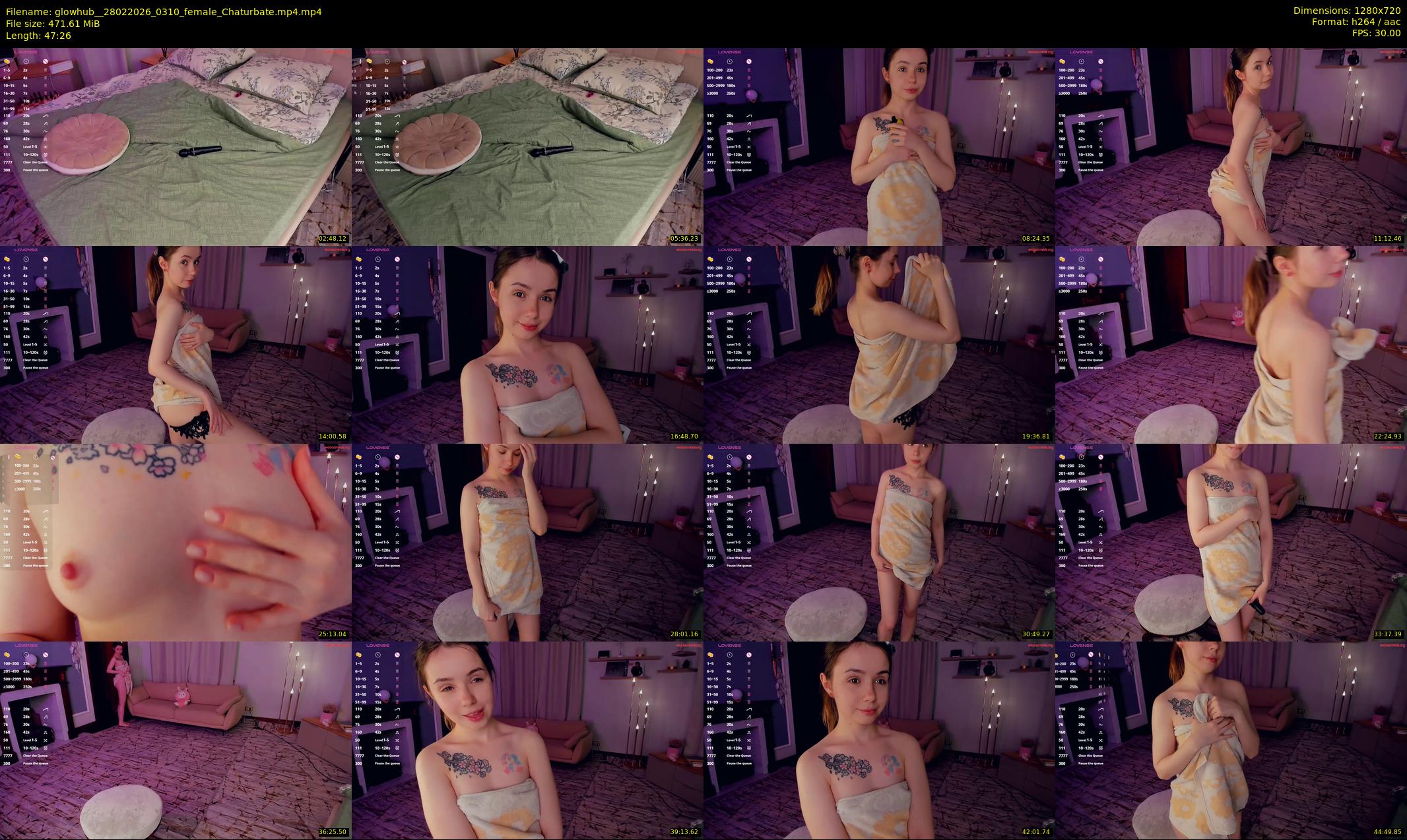 glowhub_ — 48 minute Chaturbate female cam show recording, 720p, Feb 28, 2026
