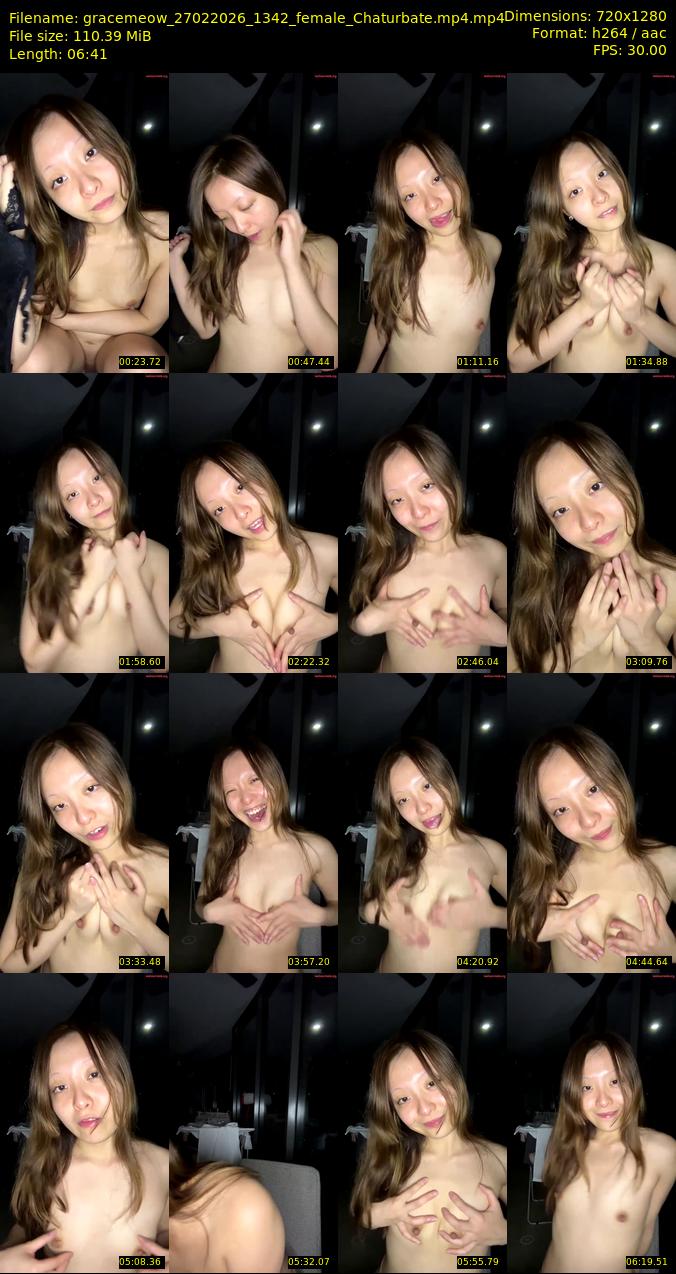 gracemeow — 7 minute Chaturbate female cam show recording, 1080p, Feb 27, 2026