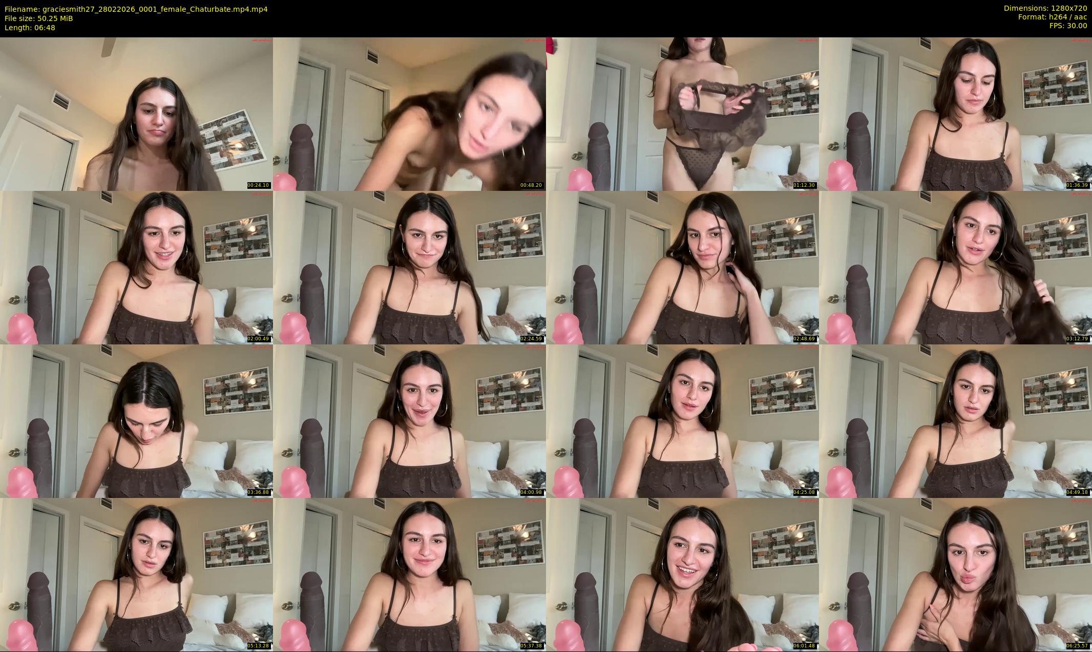 graciesmith27 — 7 minute Chaturbate female cam show recording, 720p, Feb 28, 2026