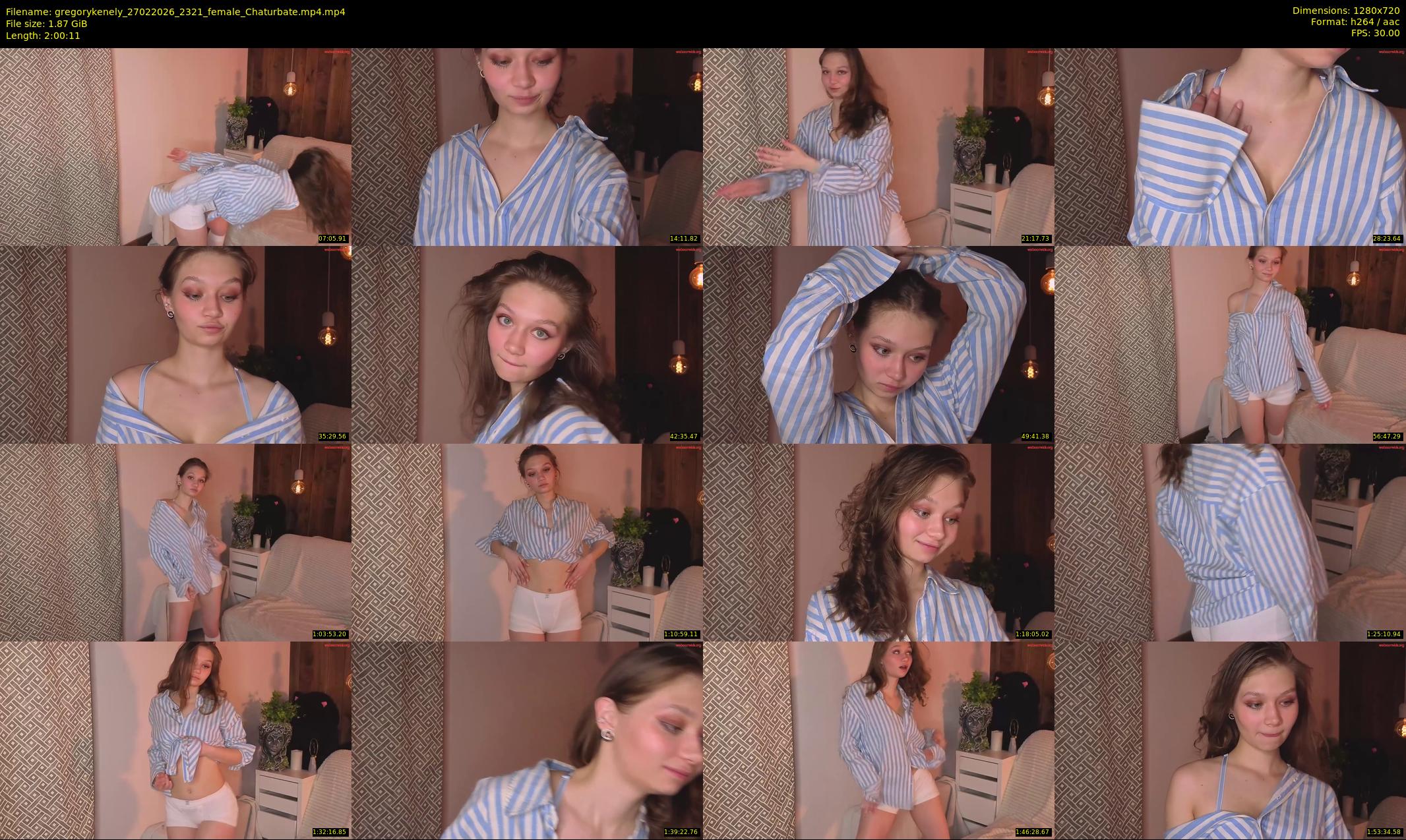 gregorykenely — 121 minute Chaturbate female cam show recording, 720p, Feb 27, 2026