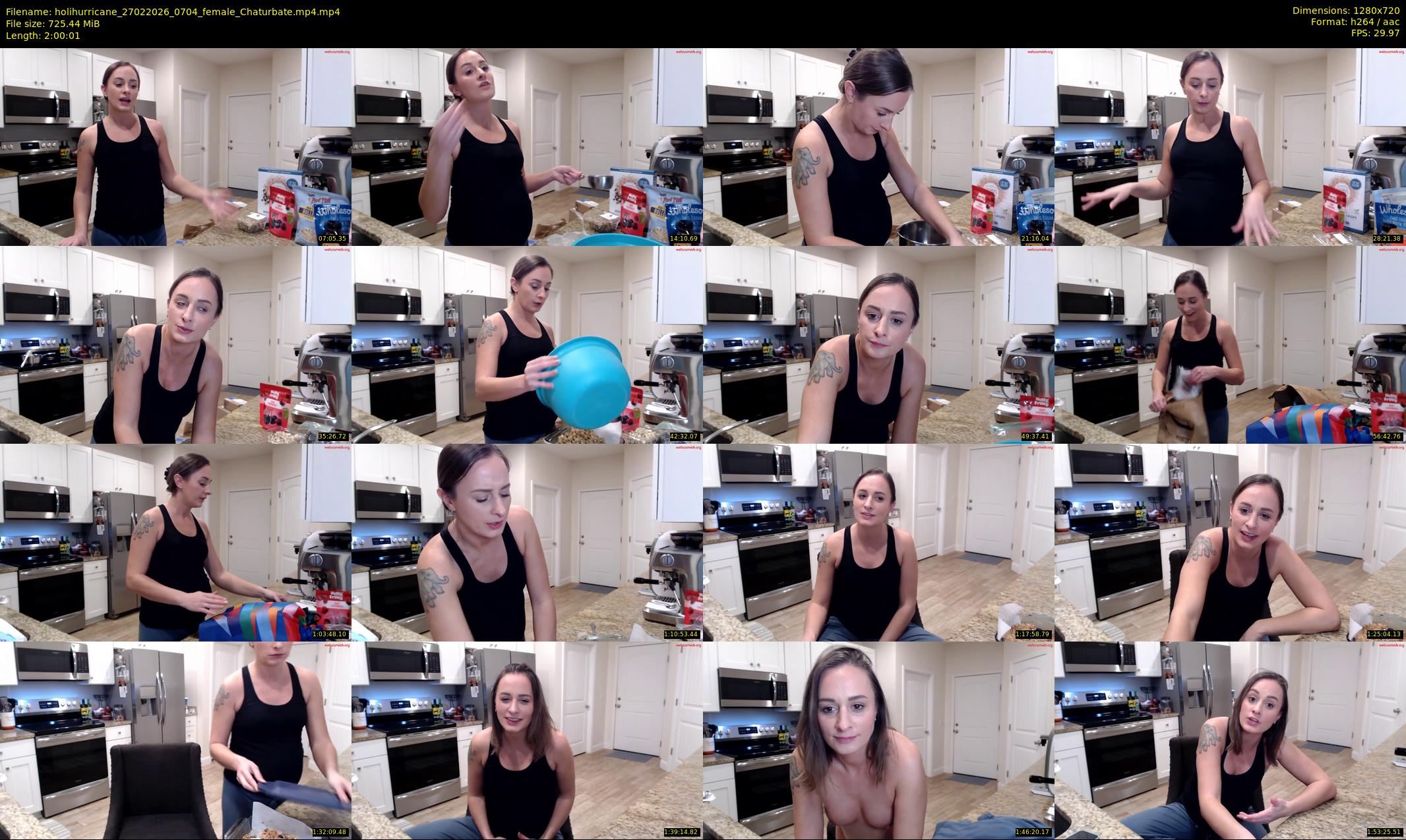 holihurricane — 121 minute Chaturbate female cam show recording, 720p, Feb 27, 2026