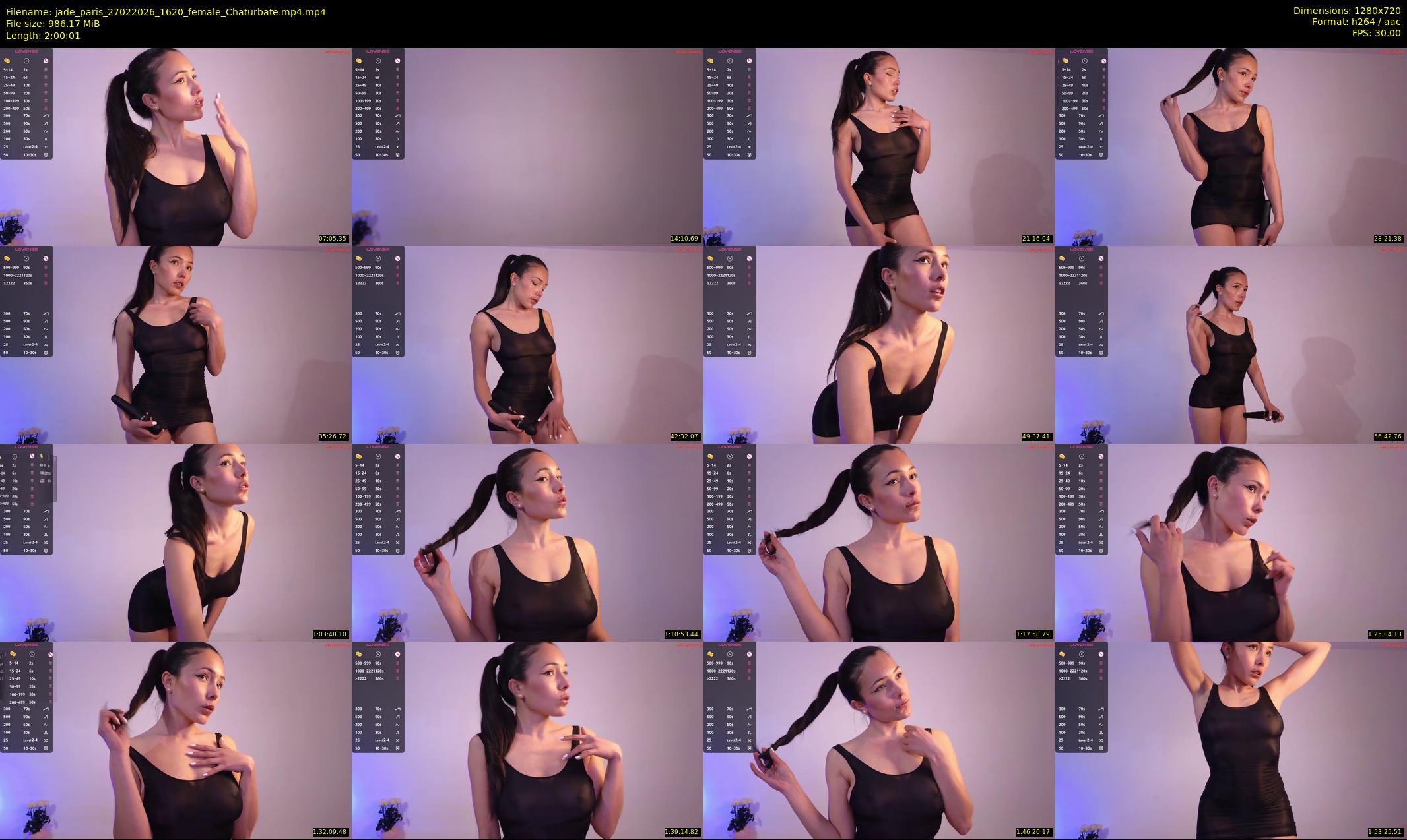jade_paris — 121 minute Chaturbate female cam show recording, 720p, Feb 27, 2026