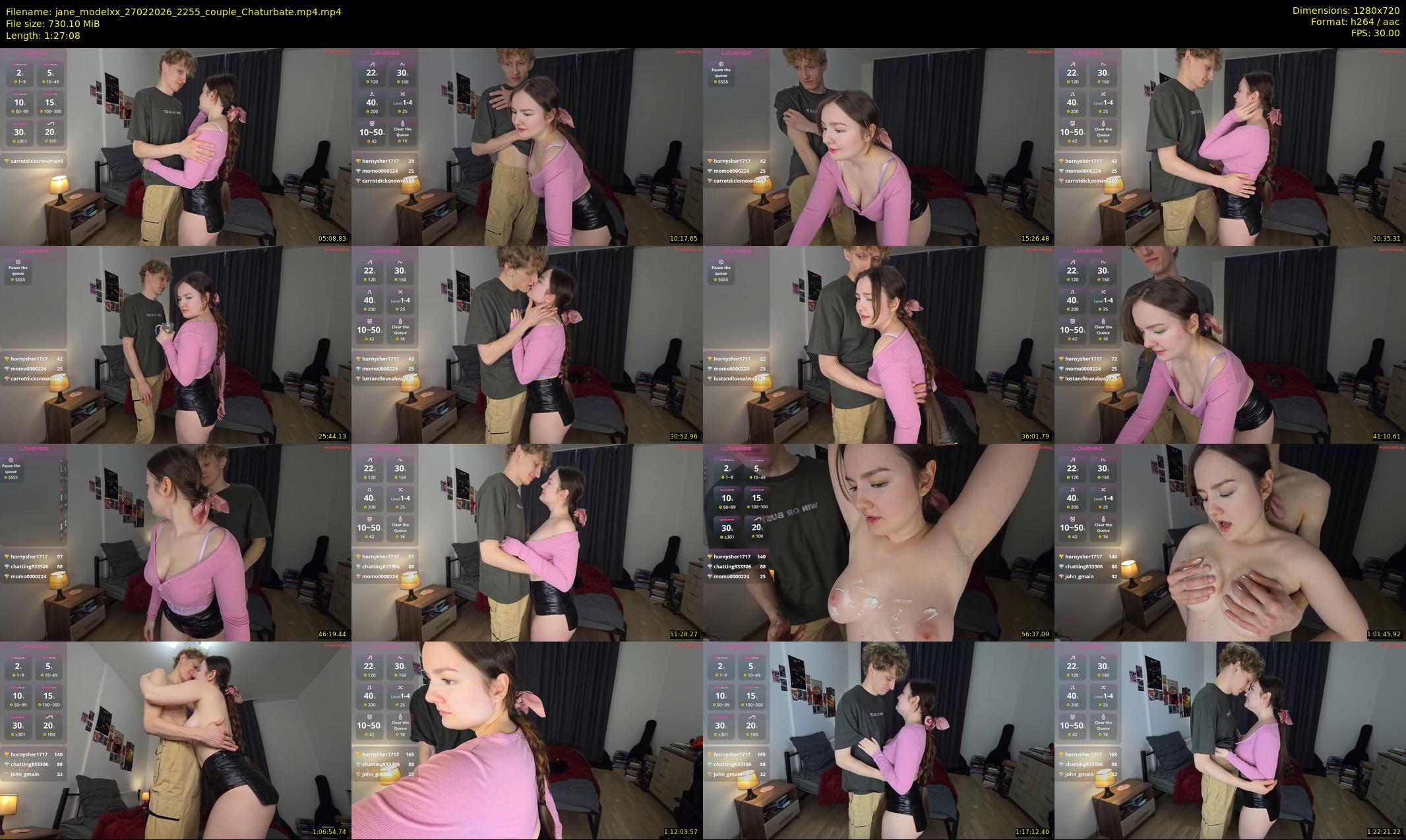 jane_modelxx — 88 minute Chaturbate female cam show recording, 720p, Feb 27, 2026