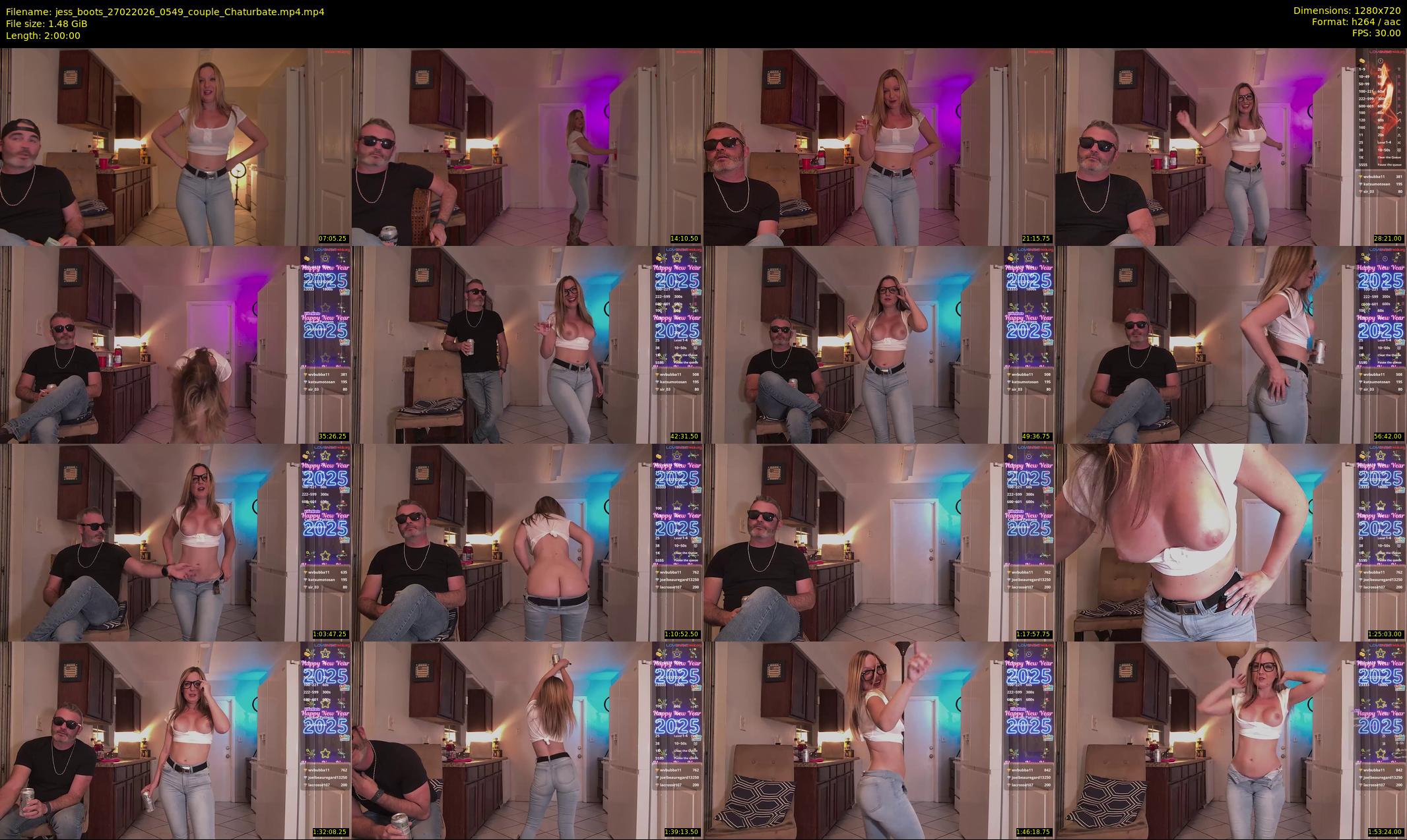 jess_boots — 120 minute Chaturbate female cam show recording, 720p, Feb 27, 2026