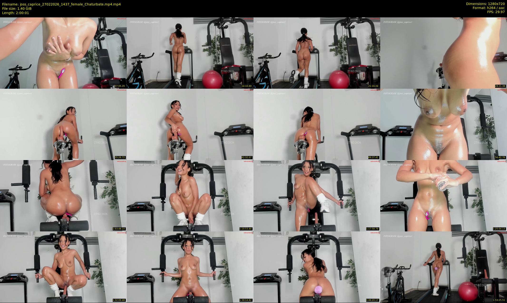 joss_caprice — 121 minute Chaturbate female cam show recording, 720p, Feb 27, 2026
