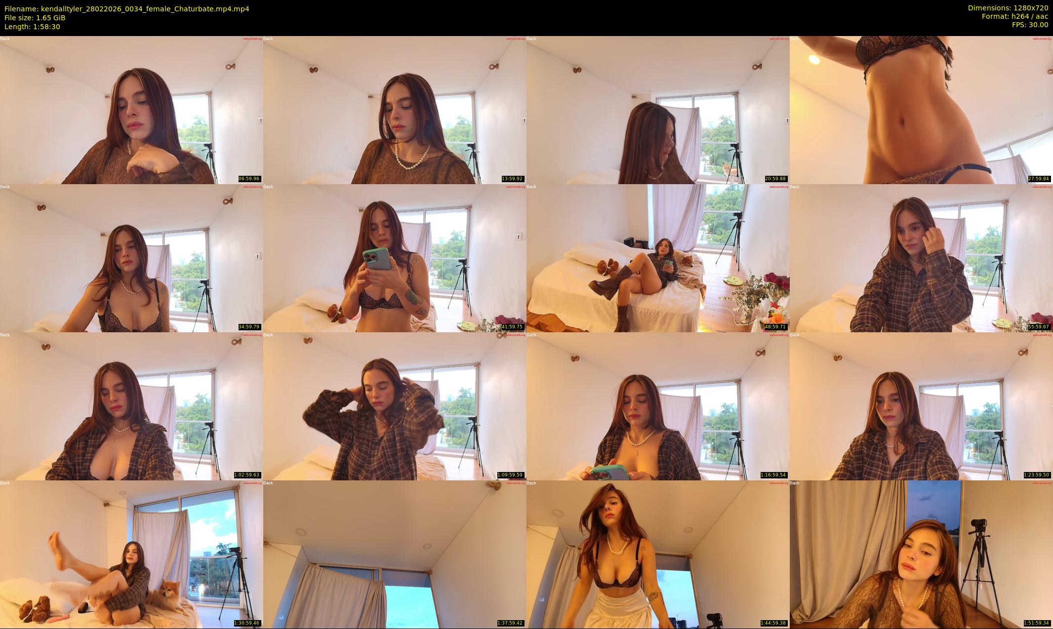 kendalltyler — 119 minute Chaturbate female cam show recording, 720p, Feb 28, 2026