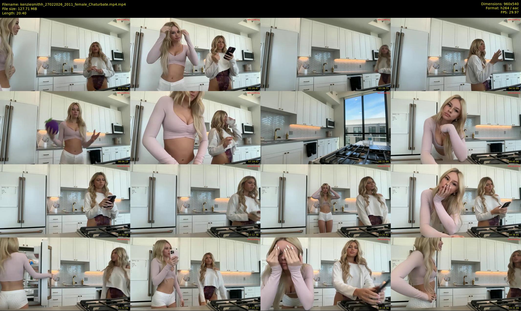 kenziesmithh — 21 minute Chaturbate female cam show recording, 480p, Feb 27, 2026