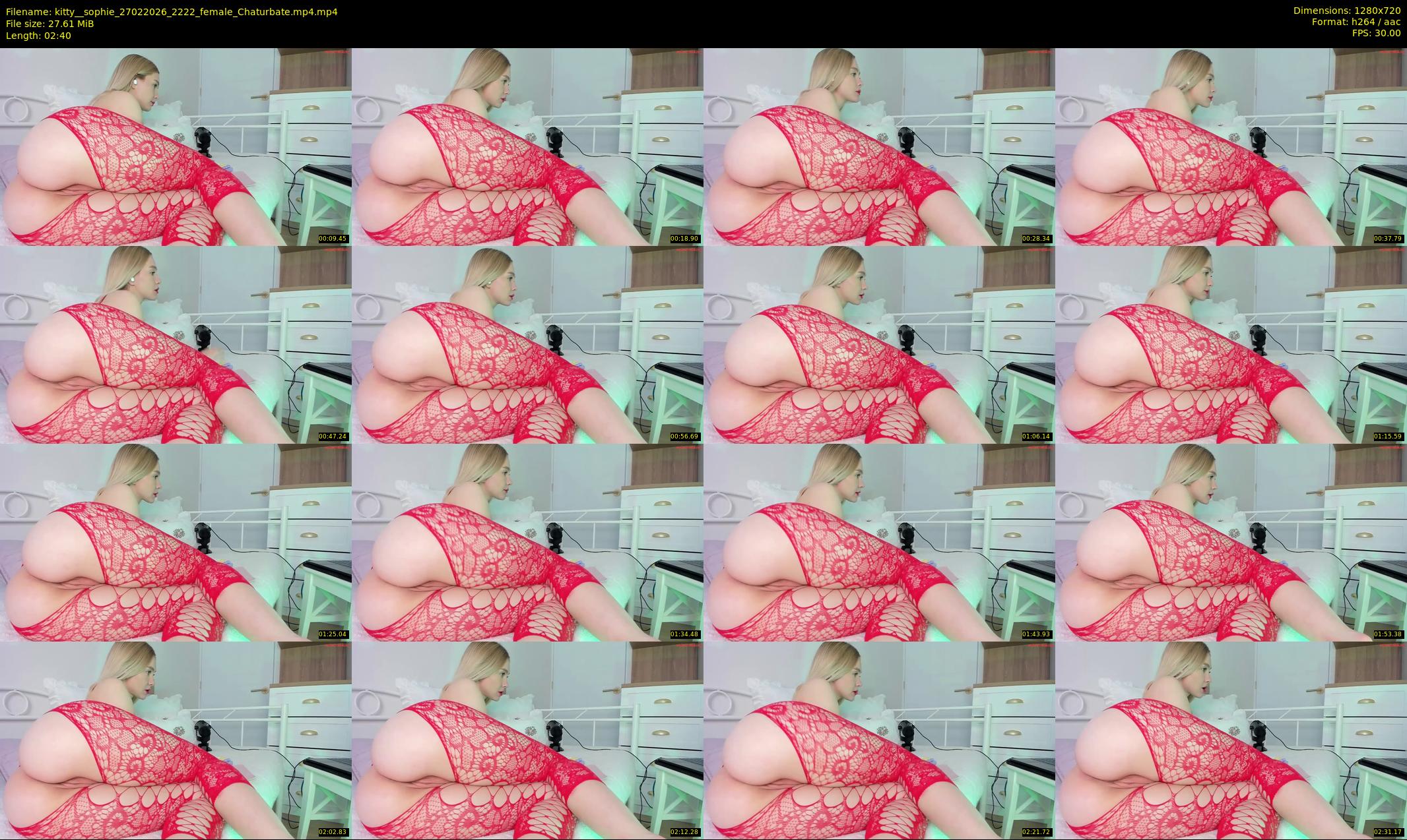 kitty__sophie — 3 minute Chaturbate female cam show recording, 720p, Feb 27, 2026