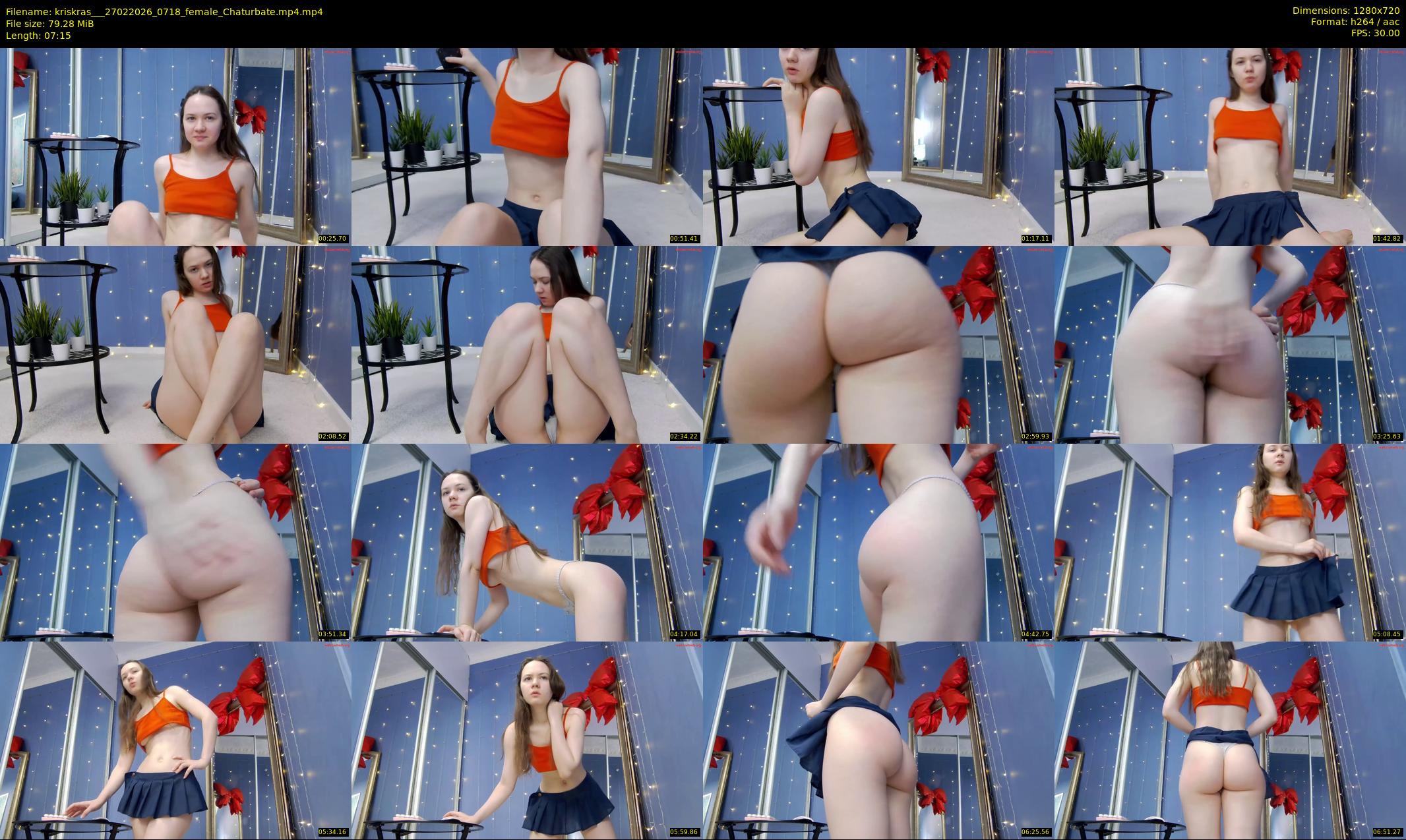 kriskras__ — 8 minute Chaturbate female cam show recording, 720p, Feb 27, 2026