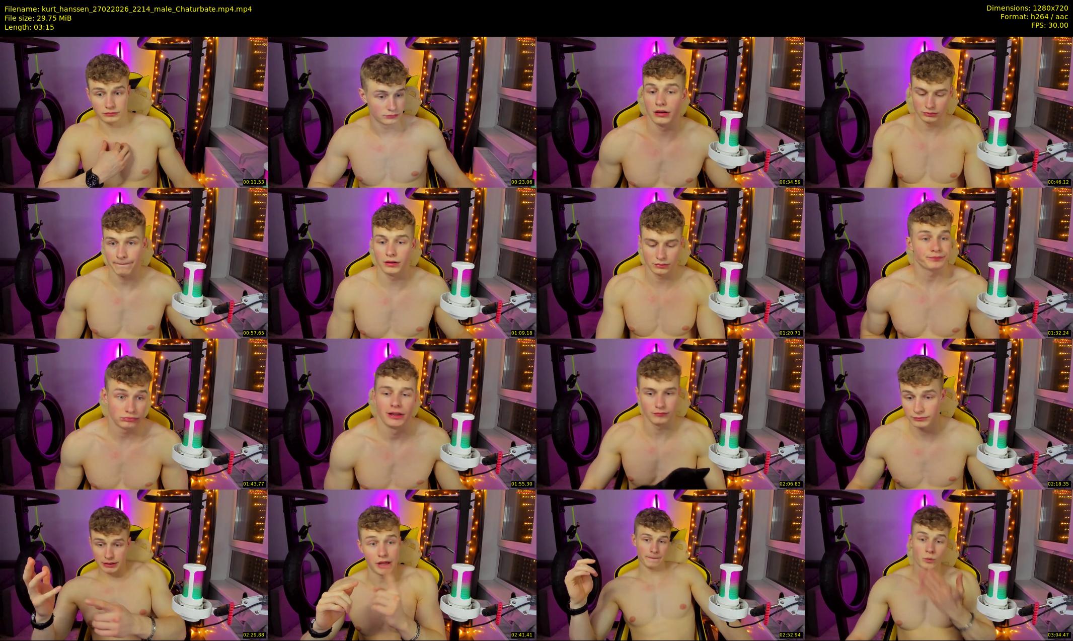 kurt_hanssen — 4 minute Chaturbate male cam show recording, 720p, Feb 27, 2026