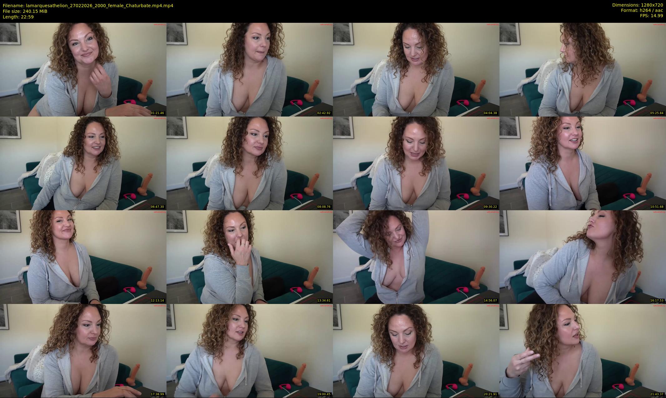 lamarquesathelion — 23 minute Chaturbate female cam show recording, 720p, Feb 27, 2026