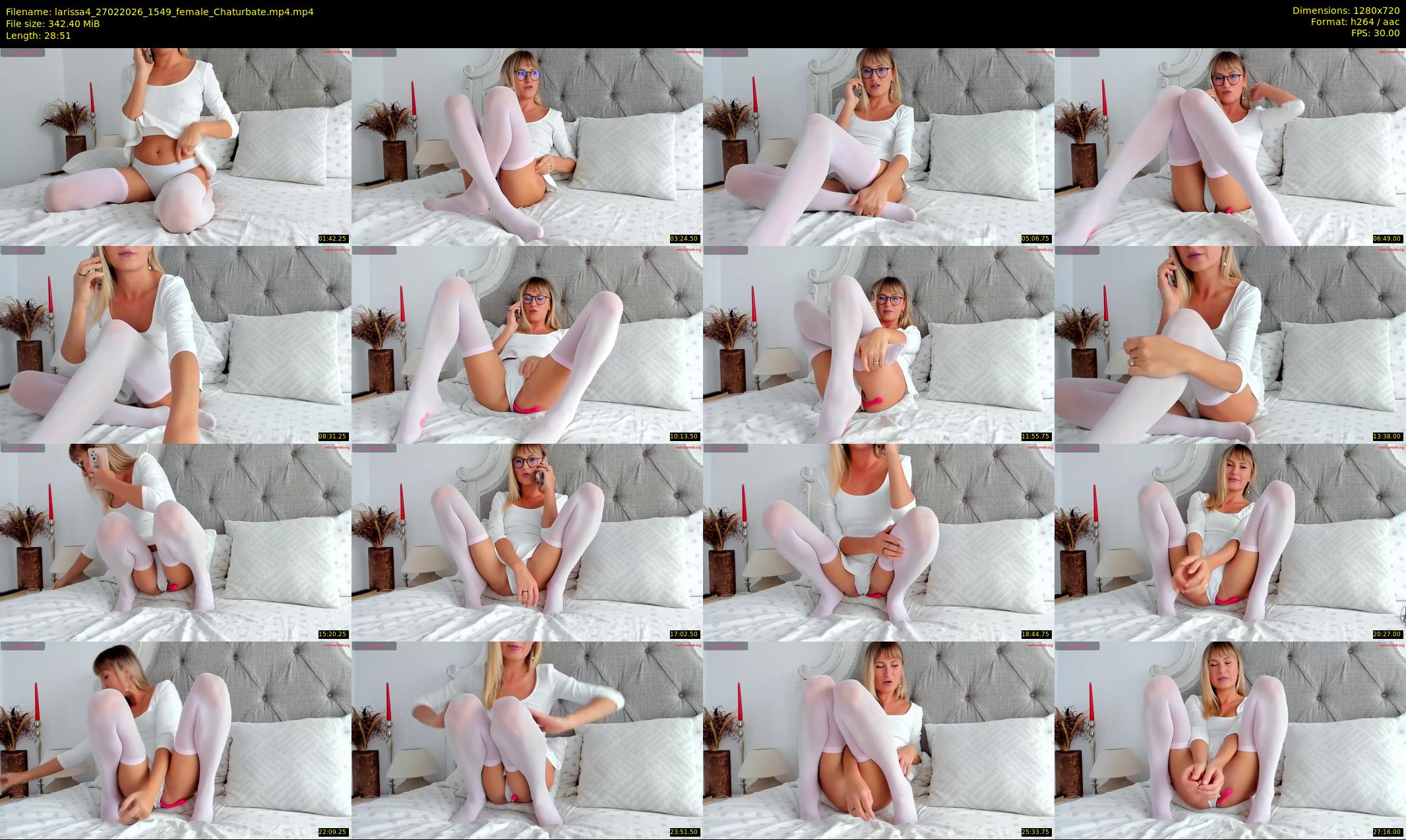 larissa4 — 29 minute Chaturbate female cam show recording, 720p, Feb 27, 2026