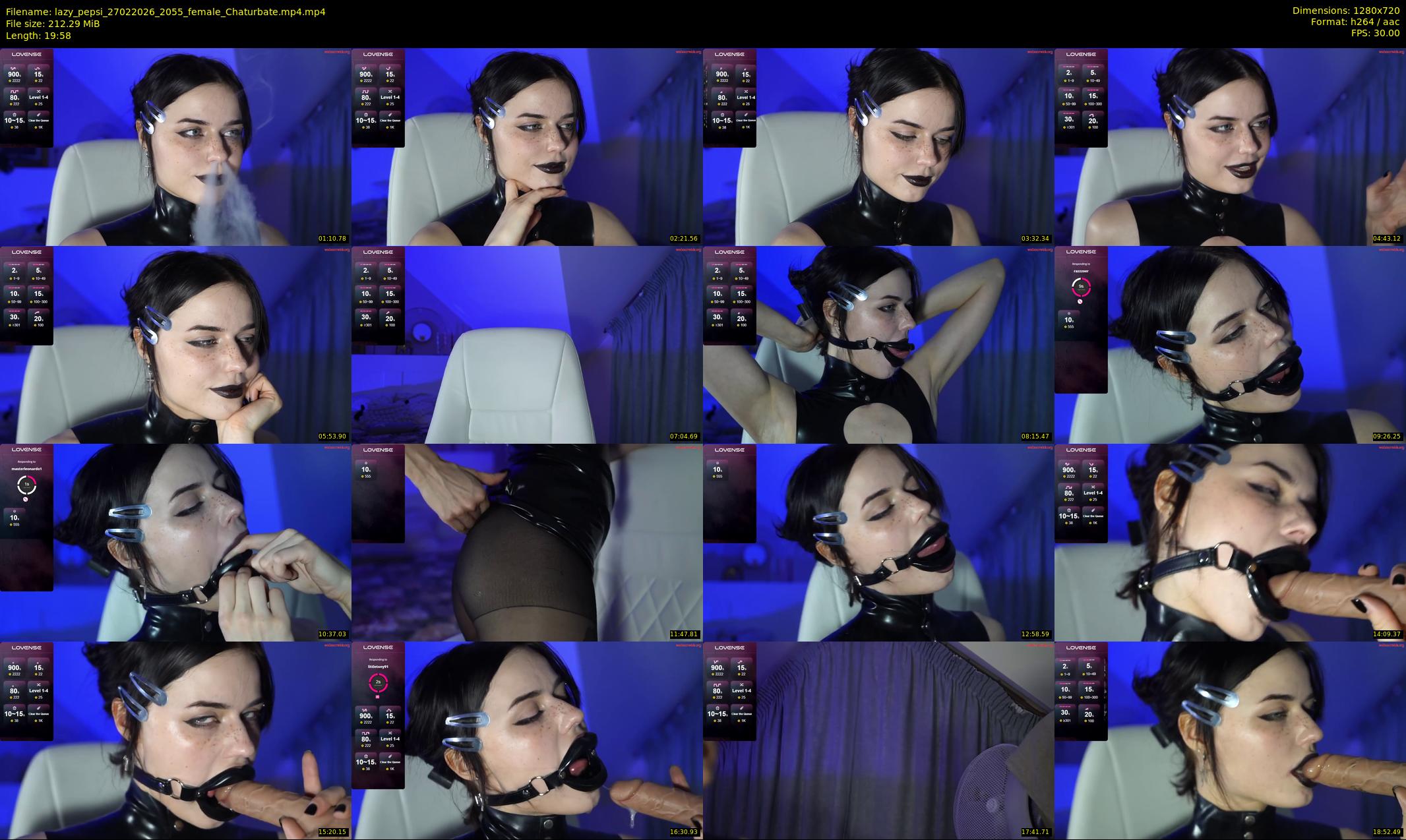 lazy_pepsi — 20 minute Chaturbate female cam show recording, 720p, Feb 27, 2026
