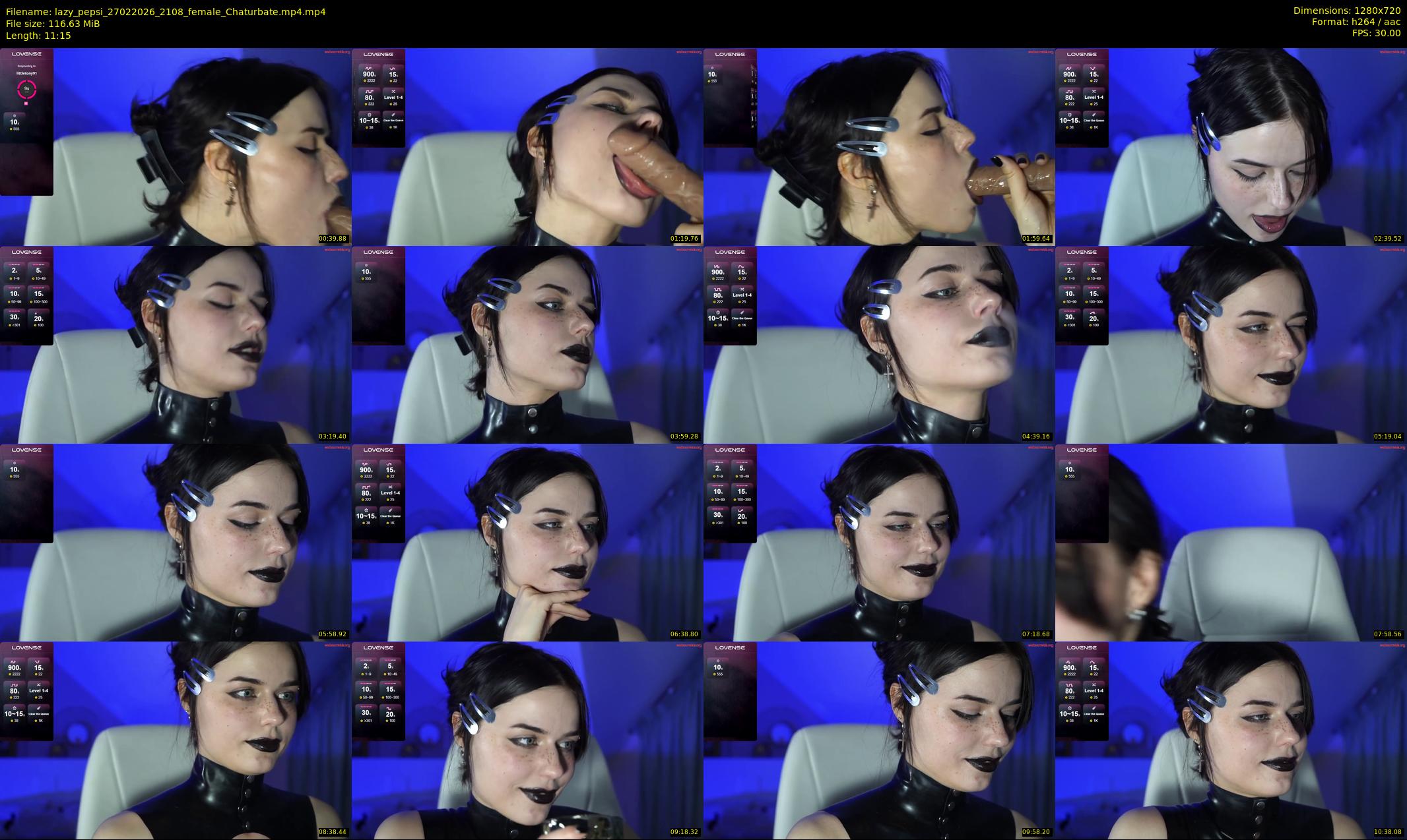 lazy_pepsi — 12 minute Chaturbate female cam show recording, 720p, Feb 27, 2026