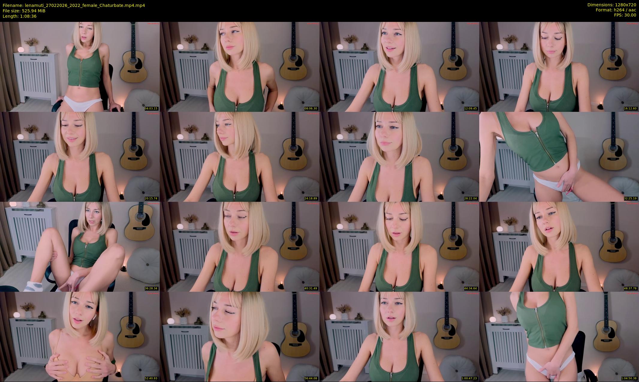 lenamuti — 69 minute Chaturbate female cam show recording, 720p, Feb 27, 2026