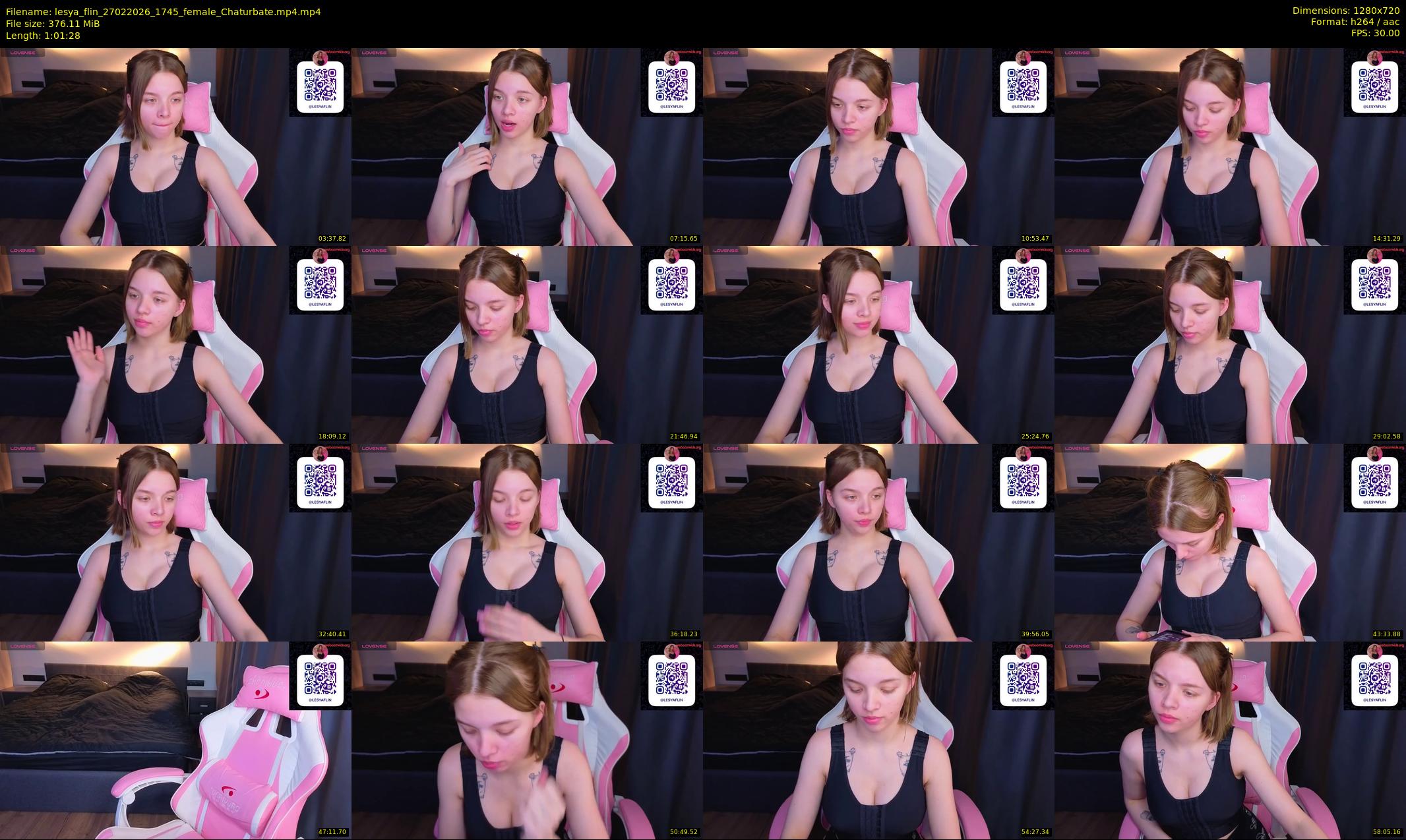 lesya_flin — 62 minute Chaturbate female cam show recording, 720p, Feb 27, 2026
