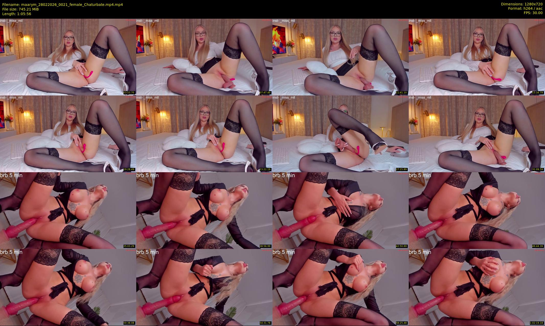 maarym — 66 minute Chaturbate couple cam show recording, 720p, Feb 28, 2026