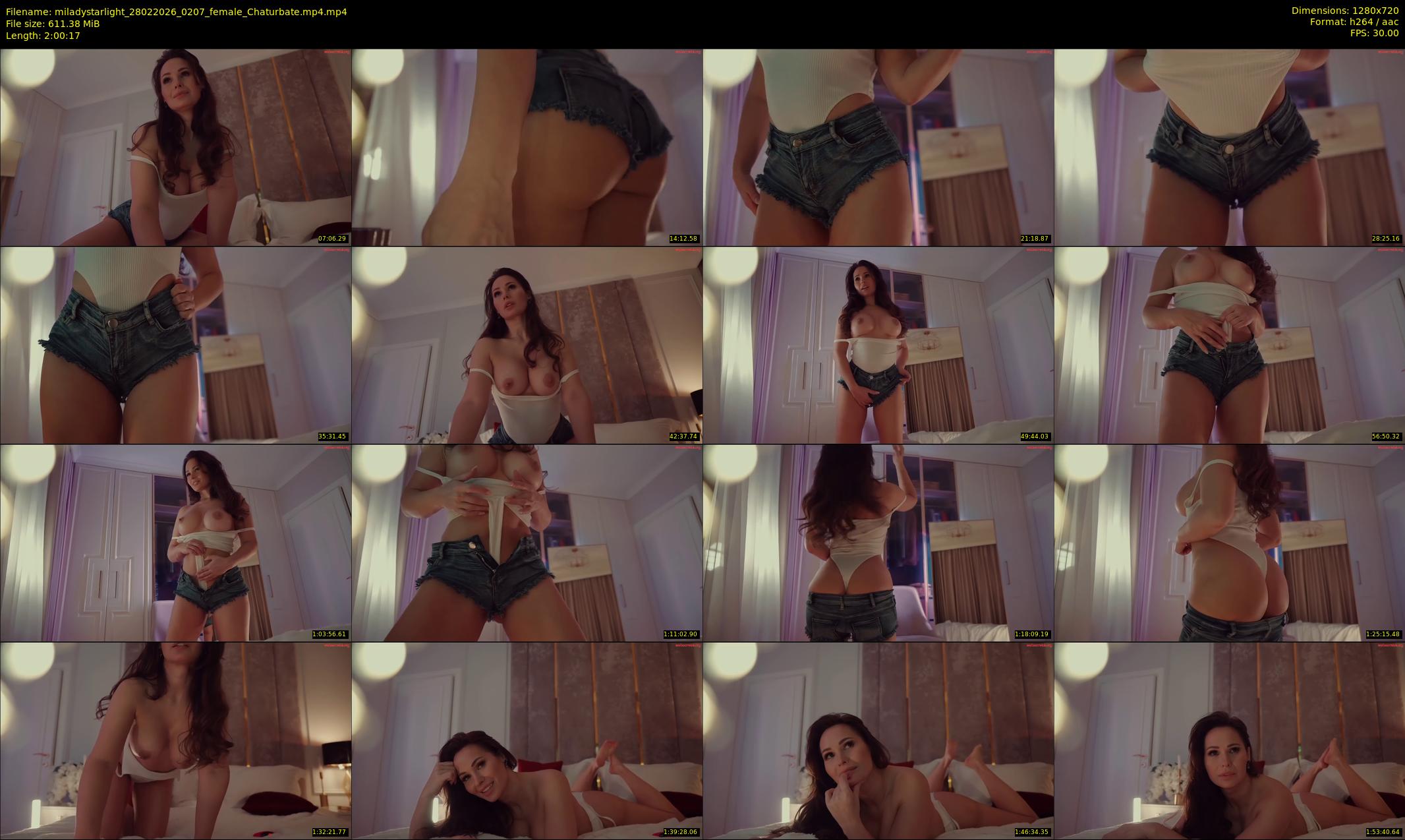 miladystarlight — 121 minute Chaturbate female cam show recording, 720p, Feb 28, 2026