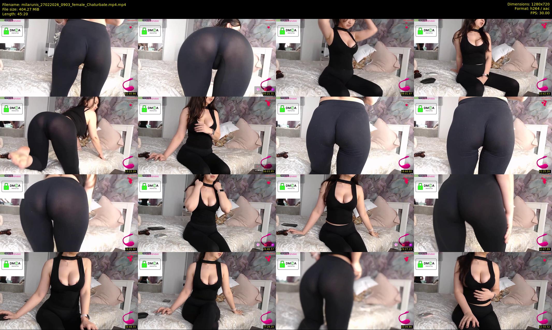 milarunis — 46 minute Chaturbate female cam show recording, 720p, Feb 27, 2026